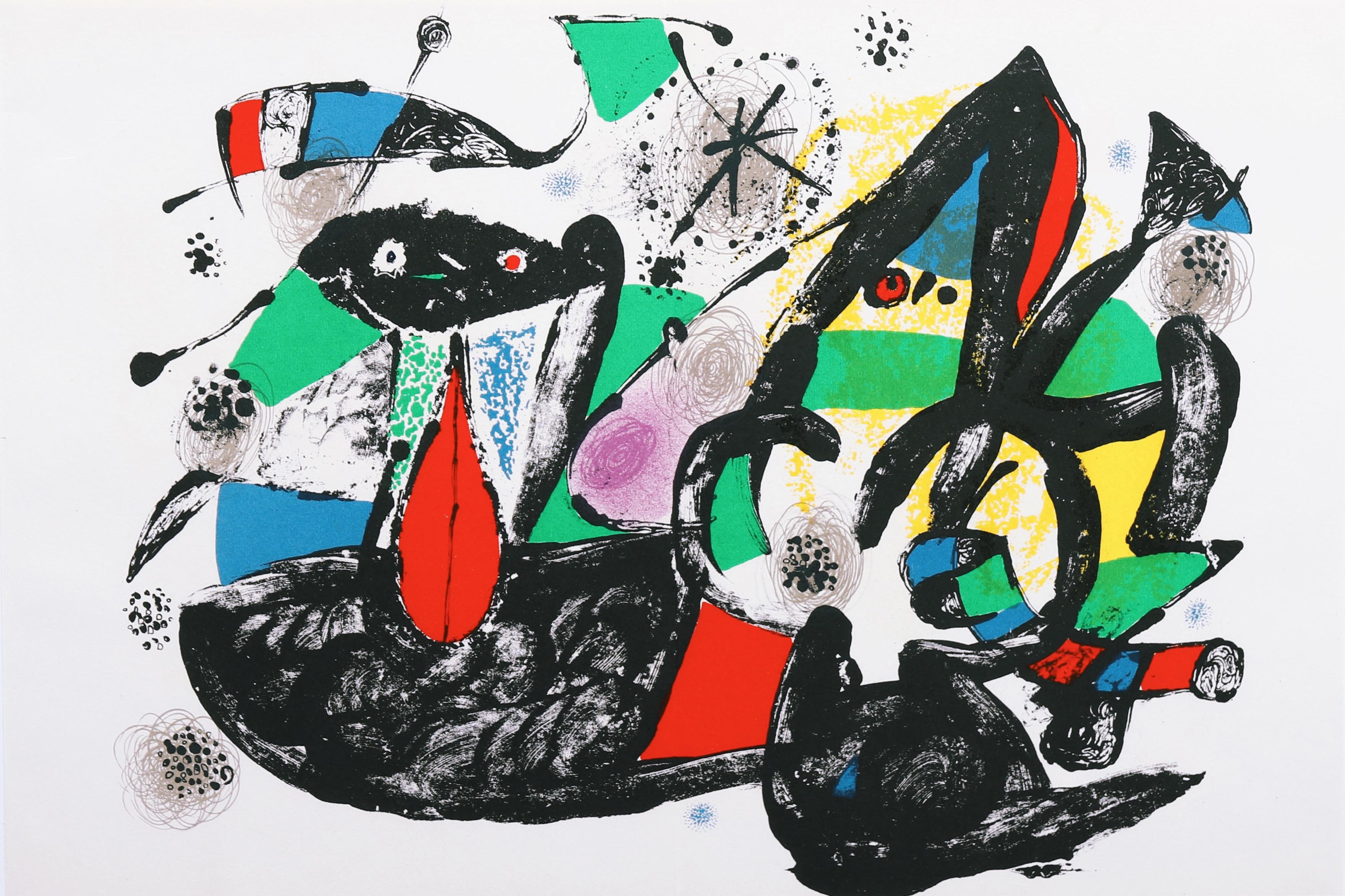 Joan Miró Landscape Print - Hommage à Dorothea Tanning (Mourlot 929), XXe siècle