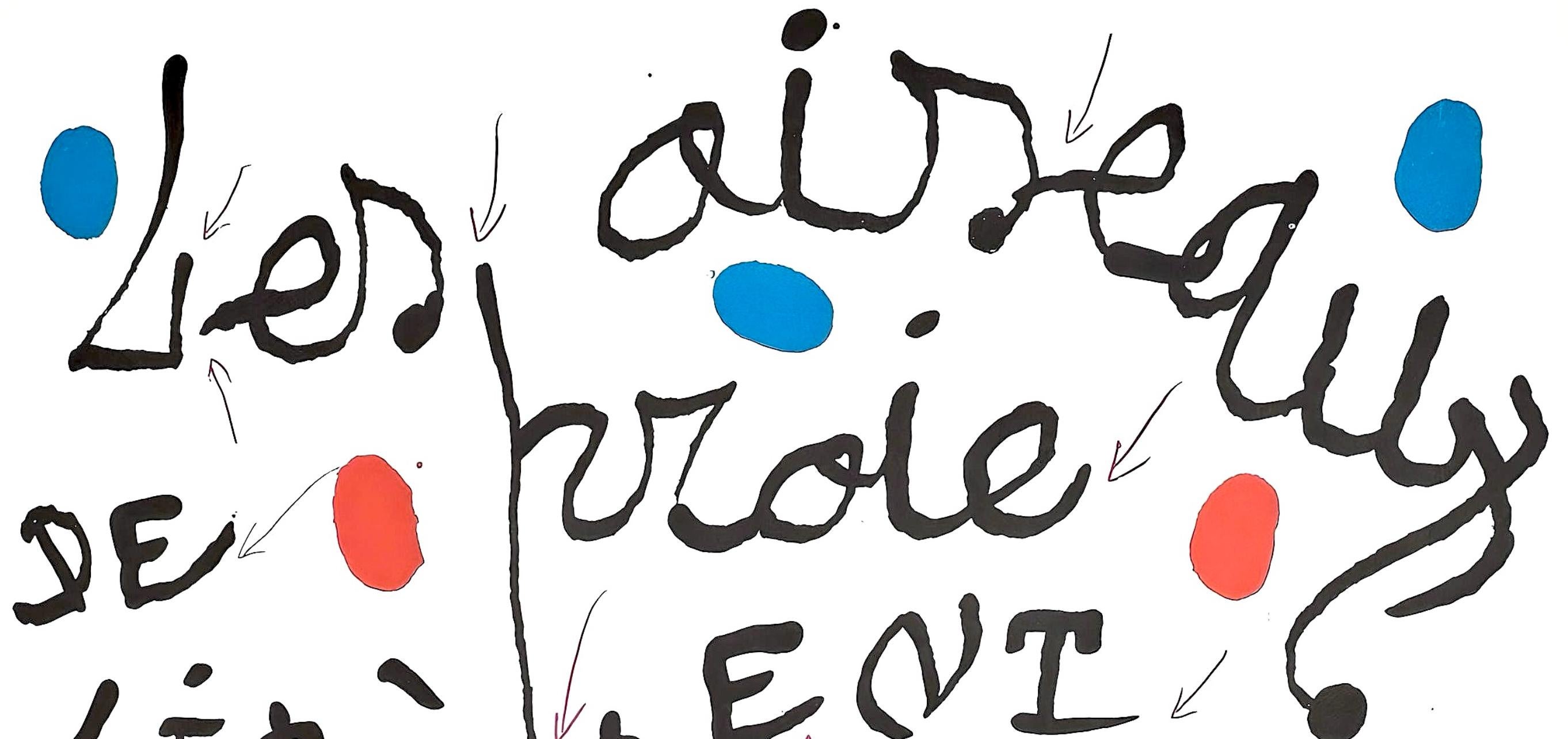 Hommage à Dorothea Tanning, Société internationale d'art XXe siècle - Print by Joan Miró