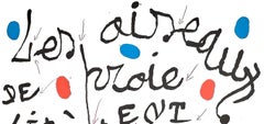 Joan Miro, Birds of Prey, from XXe siecle, 1977