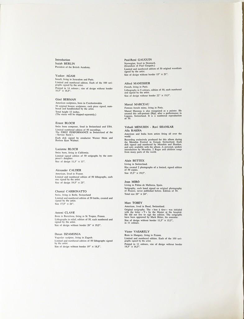 Hommage à Picasso (Hommage an Picasso) limitierte Auflage Joan Miro Siebdruck  im Angebot 1