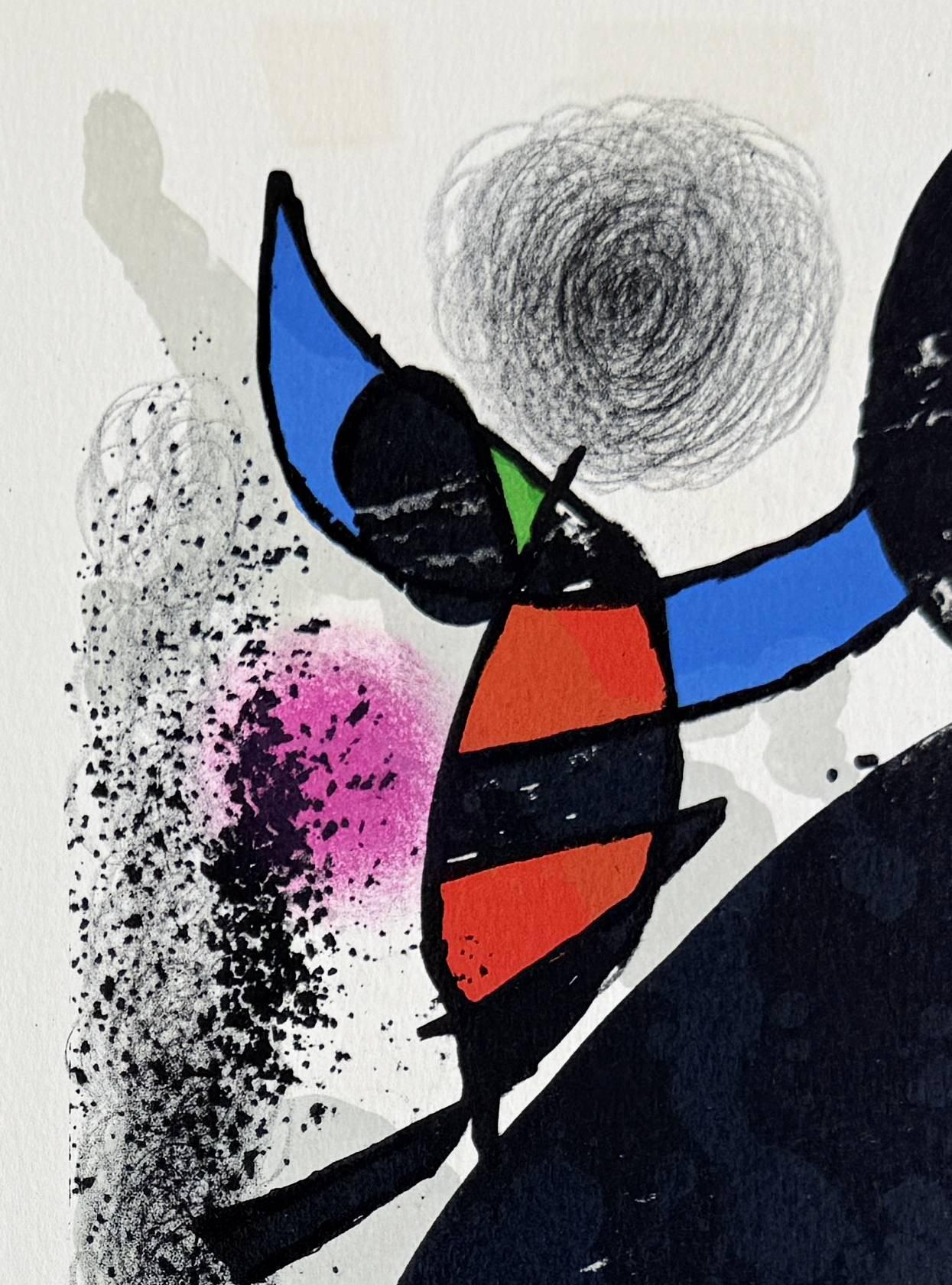 Omaggio a San Lazzaro - Print Nero di Joan Miró