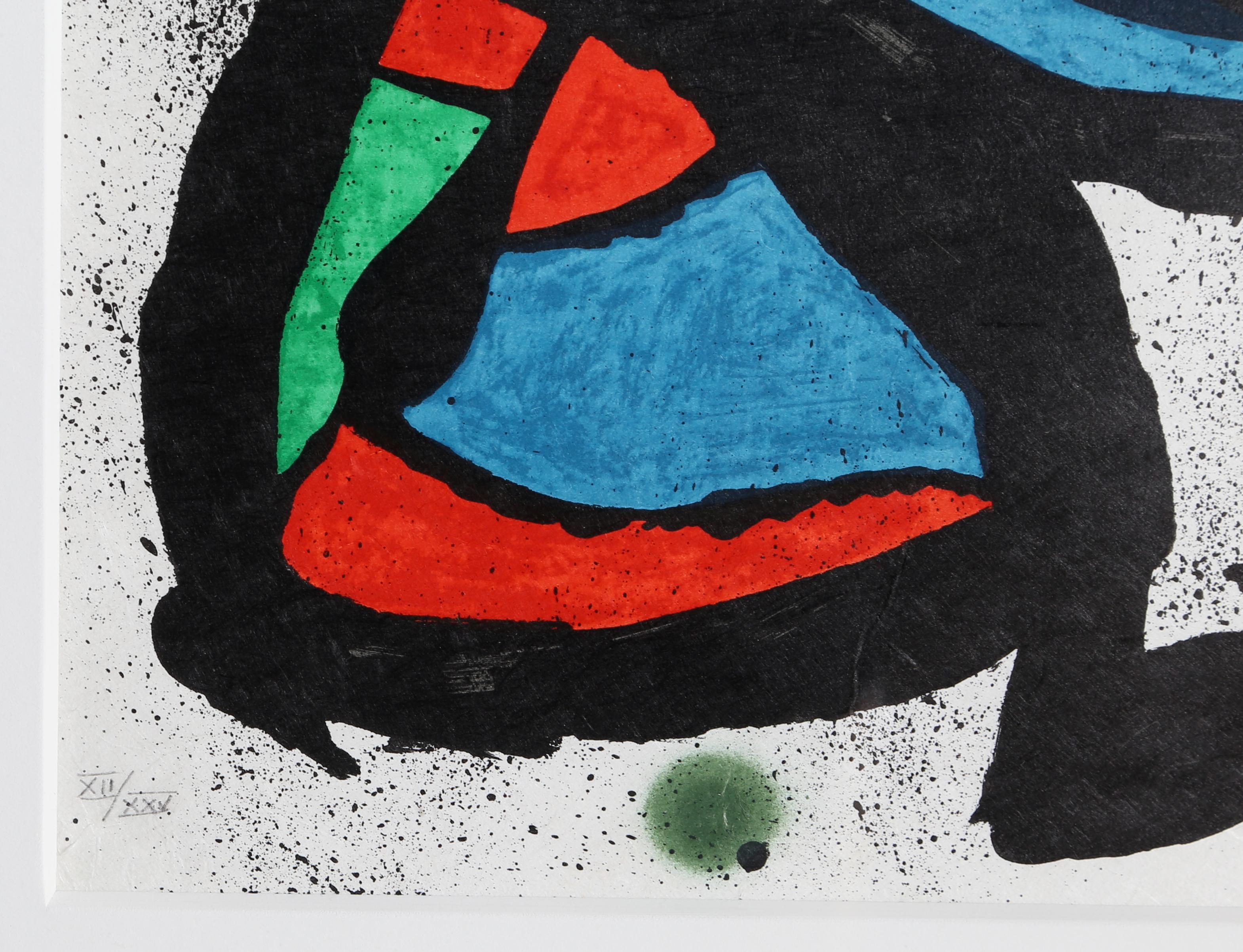 Hommage aux Prix Nobel (Tribute to the Nobel Prize) - Surrealist Print by Joan Miró