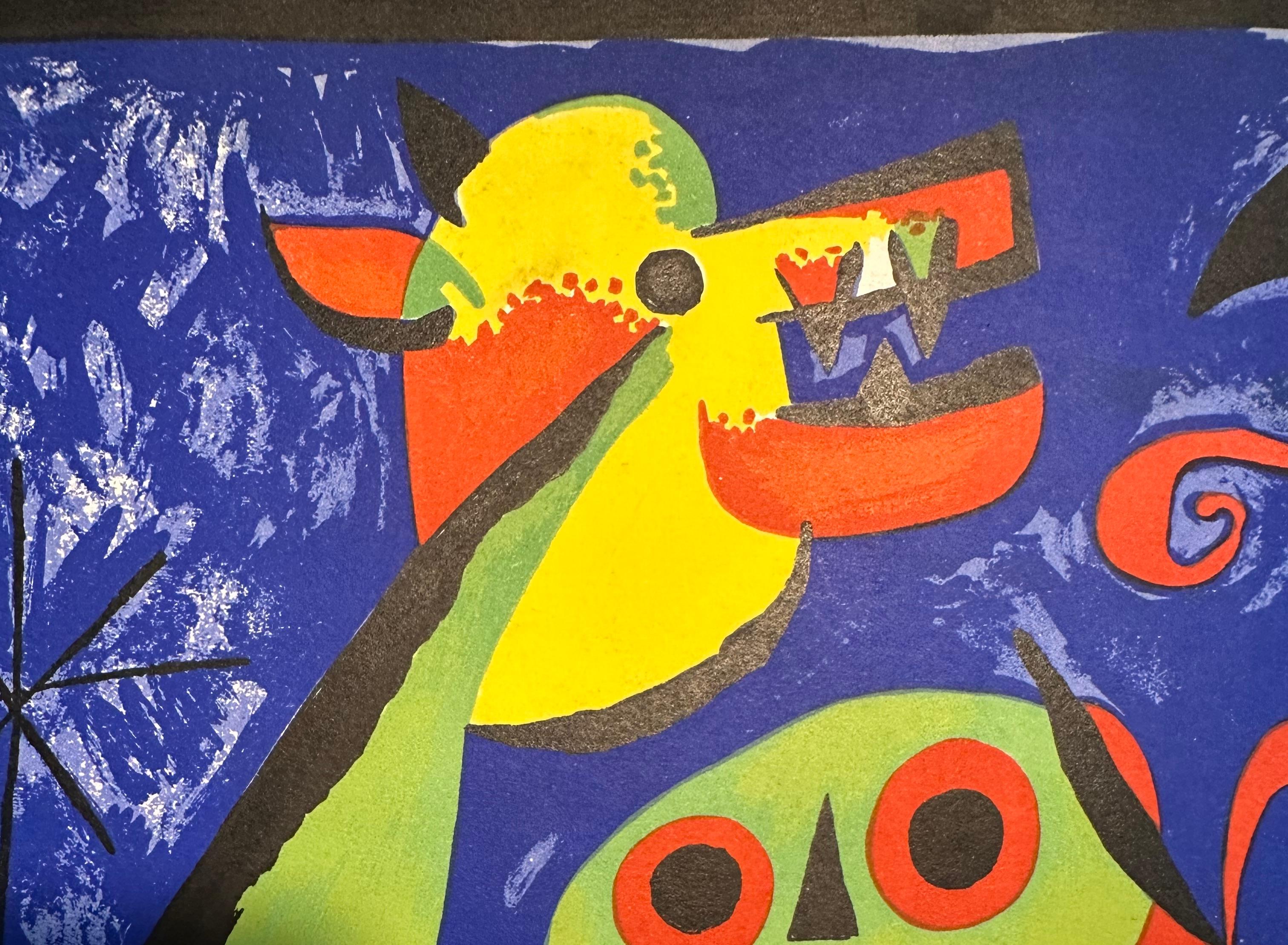Joan Miró, The Dog Barking at the Moon For Sale 1