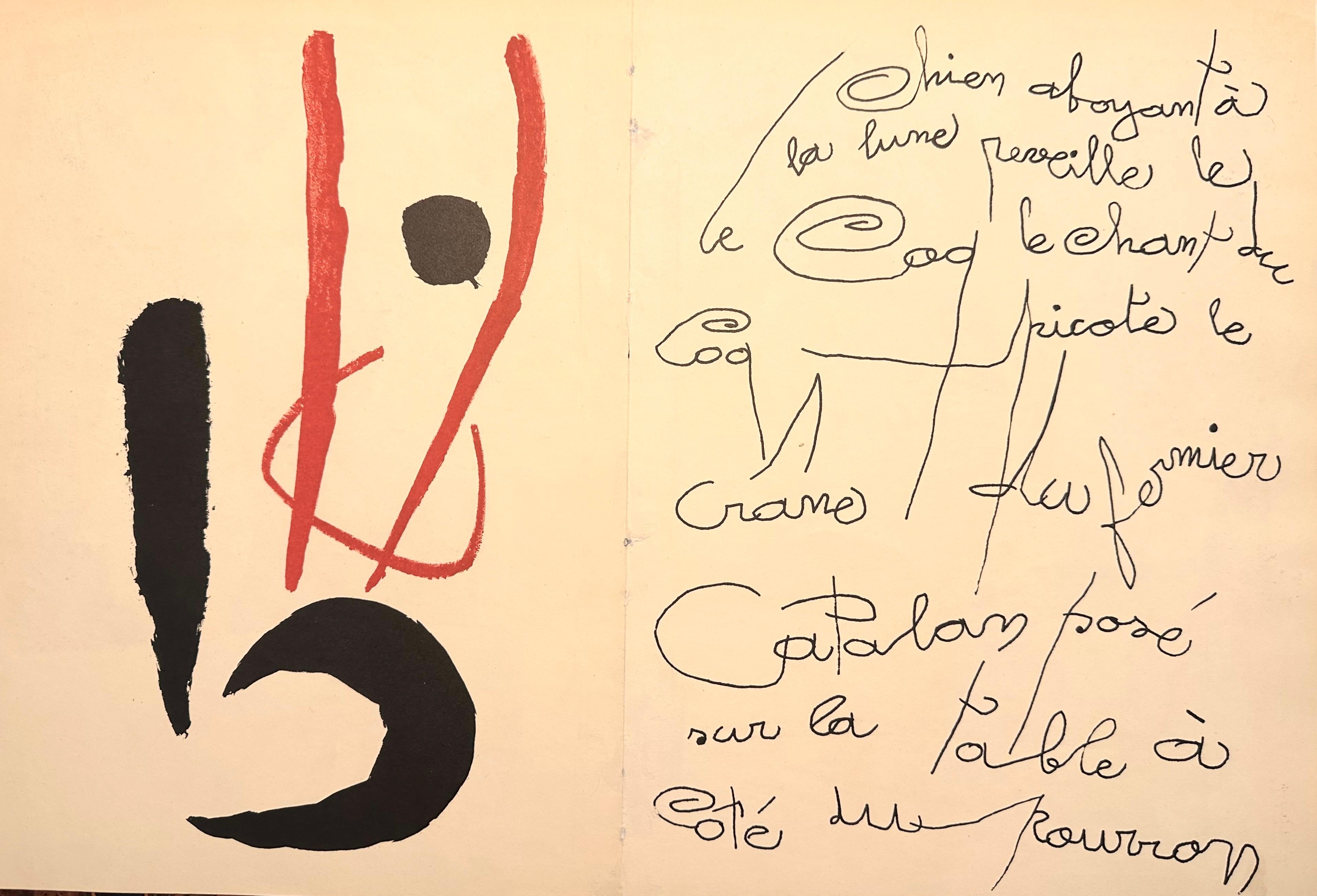 Joan Miró, The Dog Barking at the Moon For Sale 4