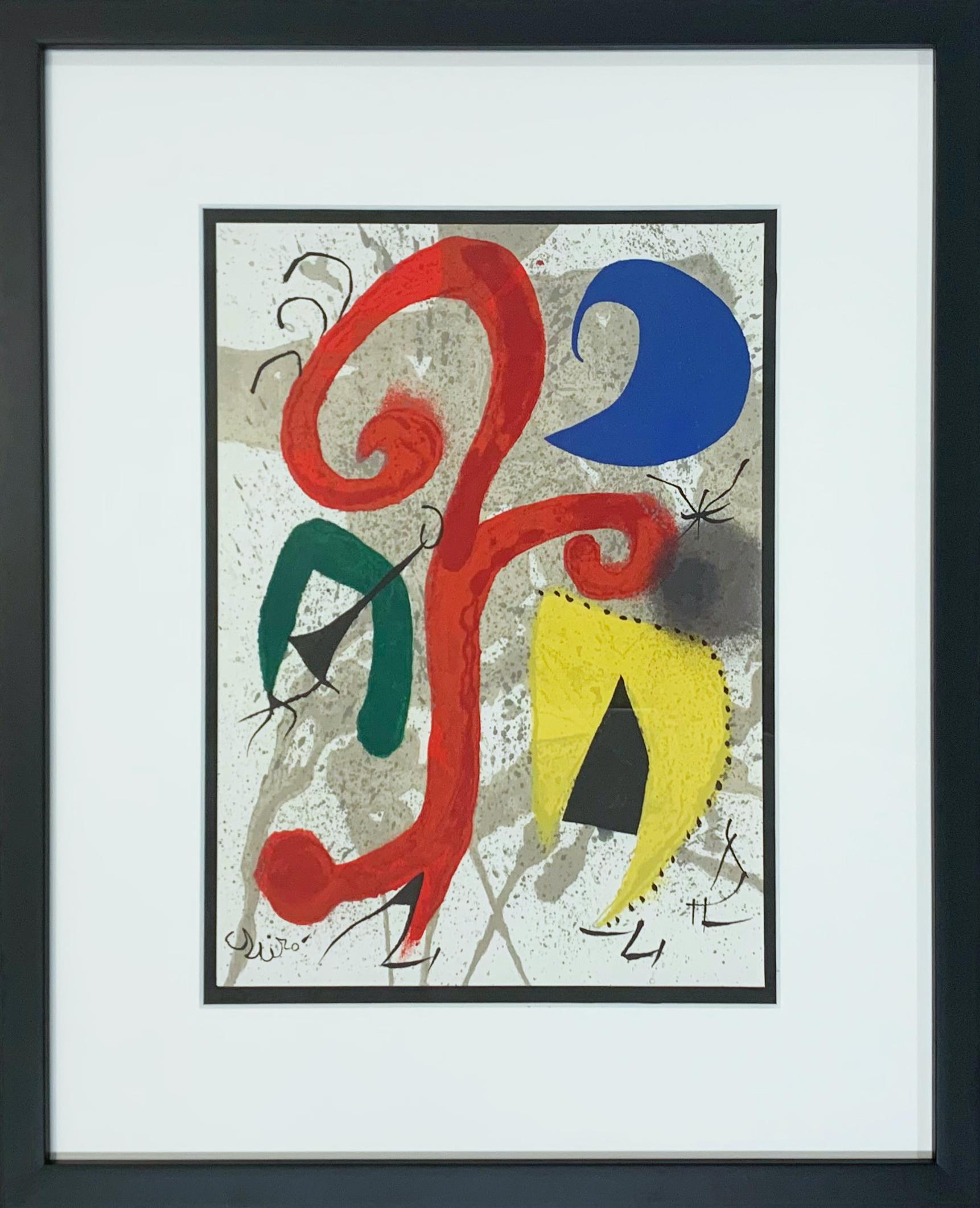 Joan Miró Abstract Print - Jardin au Clair de Lune