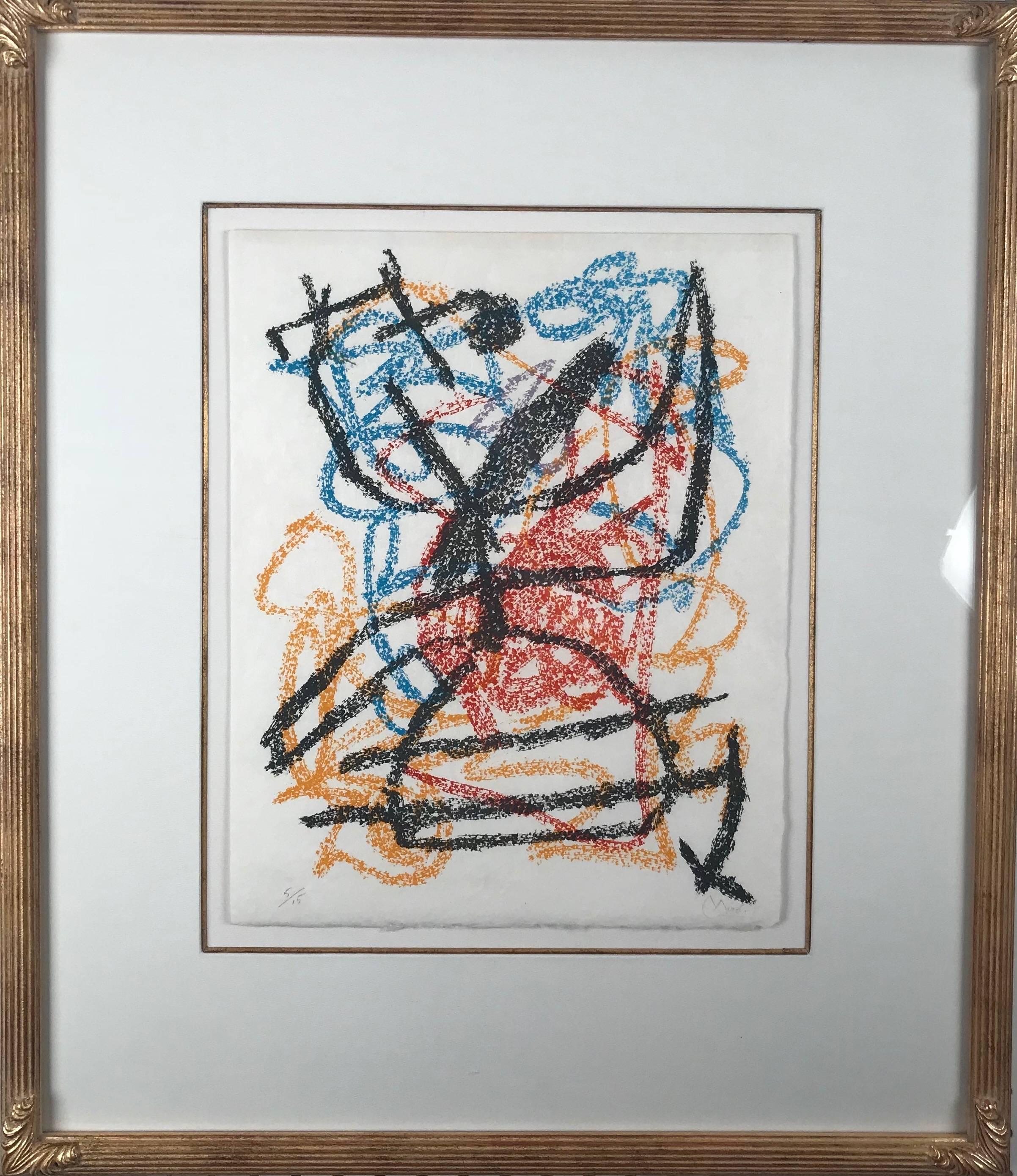 Joan Miro, Je Travaille Comme un Jardinier - Print by Joan Miró