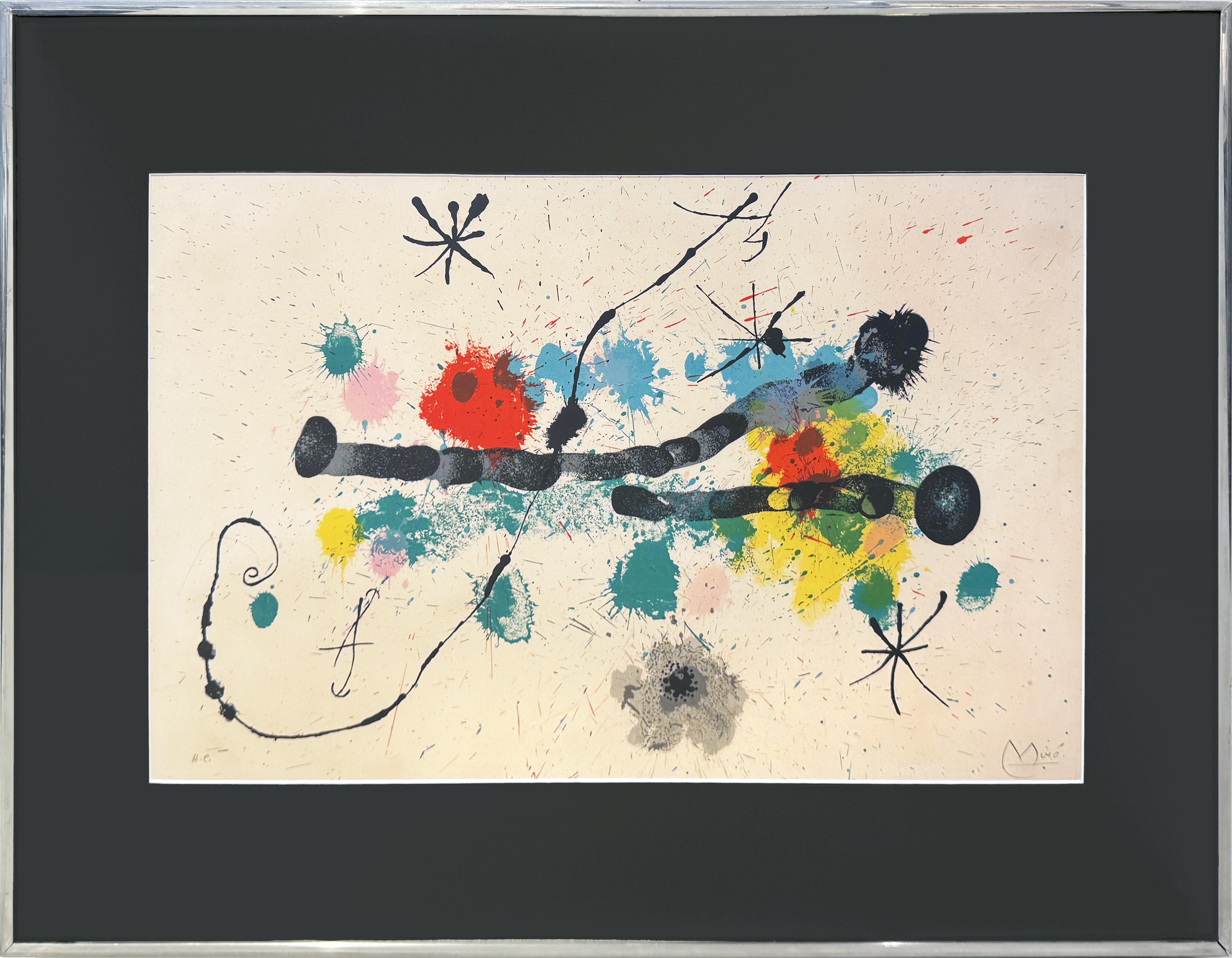 Je Travaille Comme Un Jardinier (I Work Like a Gardener) - Print by Joan Miró