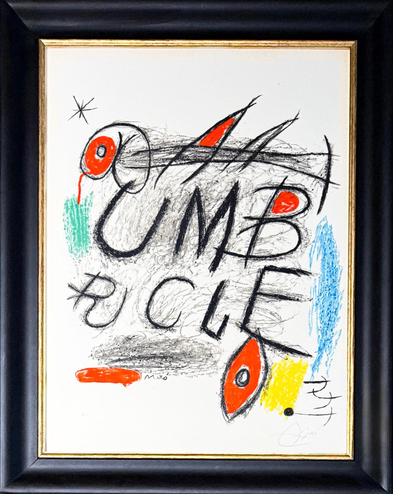 Joan Miró (1893–1983) - Affiche pour le film "Umbracle" - Color lithograph