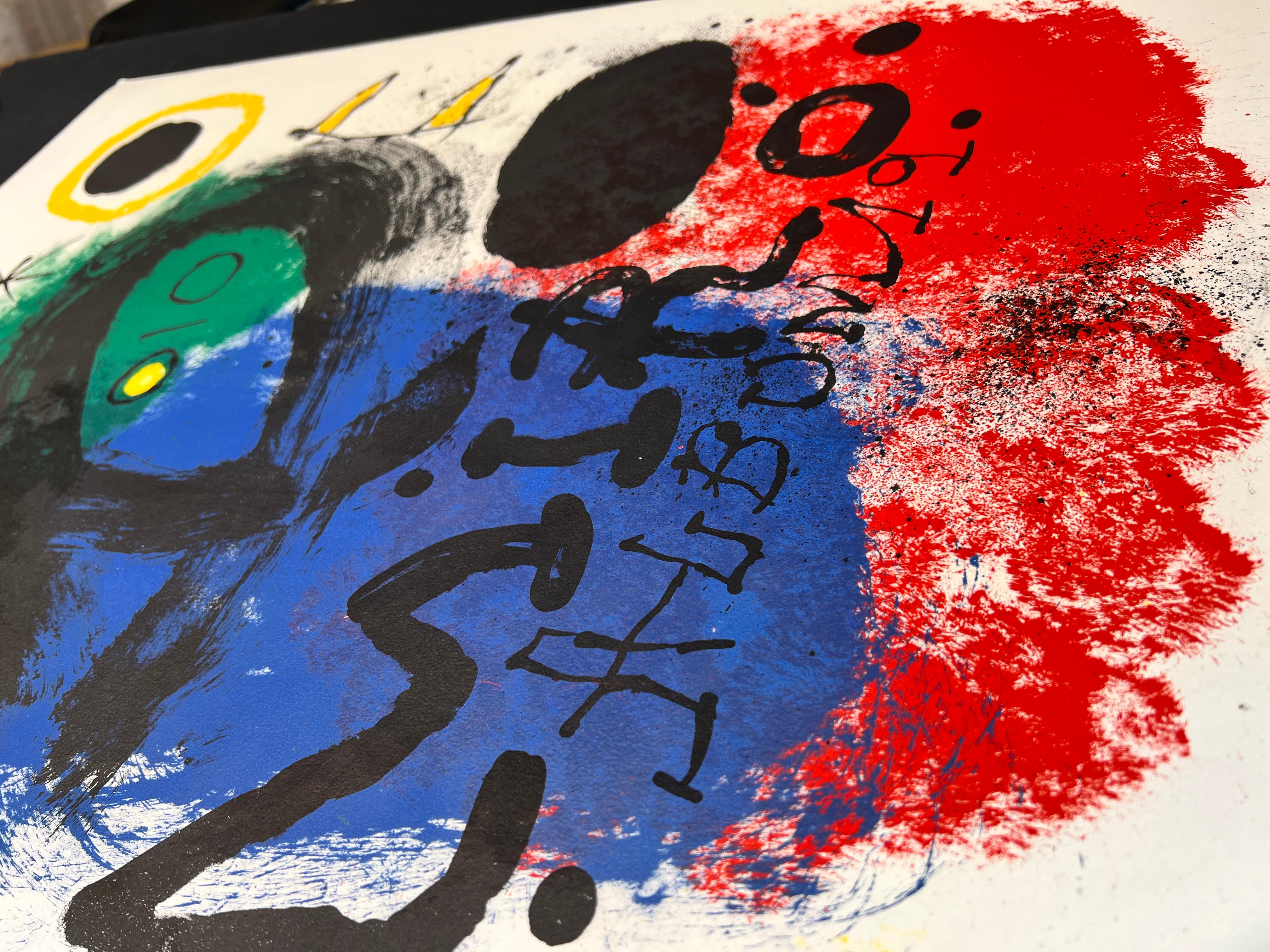 Colour lithograph on BFK Rives paper, published in 1963.
Limited edition of 100 copies.

Although the work is not signed and numbered, only 100 copies were made on BFK Rives paper, as stated in the catalogue raisonné.

Paper size: 75.8 x 53.5