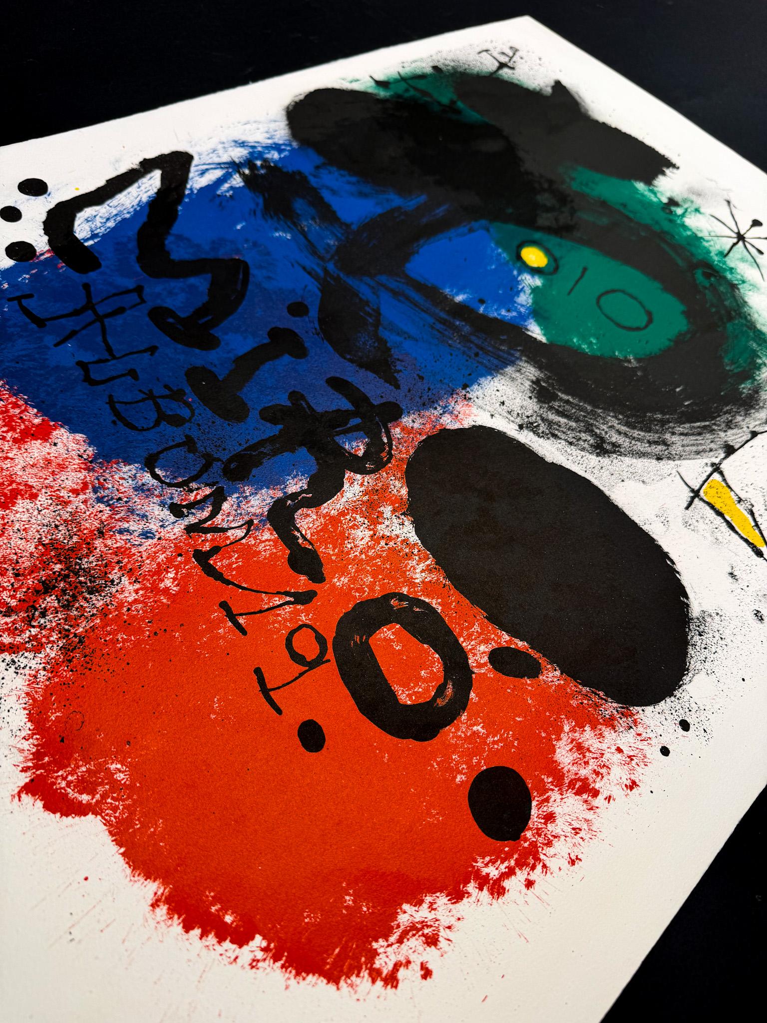 Colour lithograph on BFK Rives paper, published in 1963.
Limited edition of 100 copies.

Although the work is not signed and numbered, only 100 copies were made on BFK Rives paper, as stated in the catalogue raisonné.

Paper size: 75.8 x 53.5