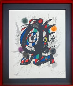 Joan Mirò (1893-1983) - Coloured lithograph on Arches paper - 1977