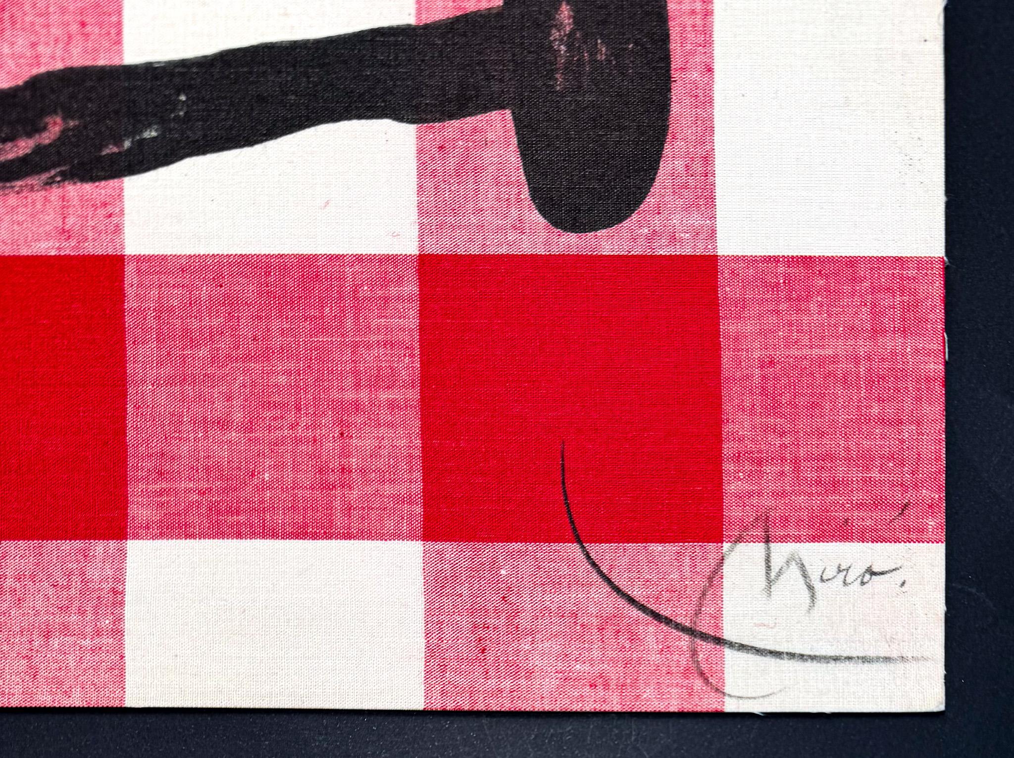 Joan Miró (1893–1983) - El analfabeto de los cuadros rojos - Color lithograph For Sale 5