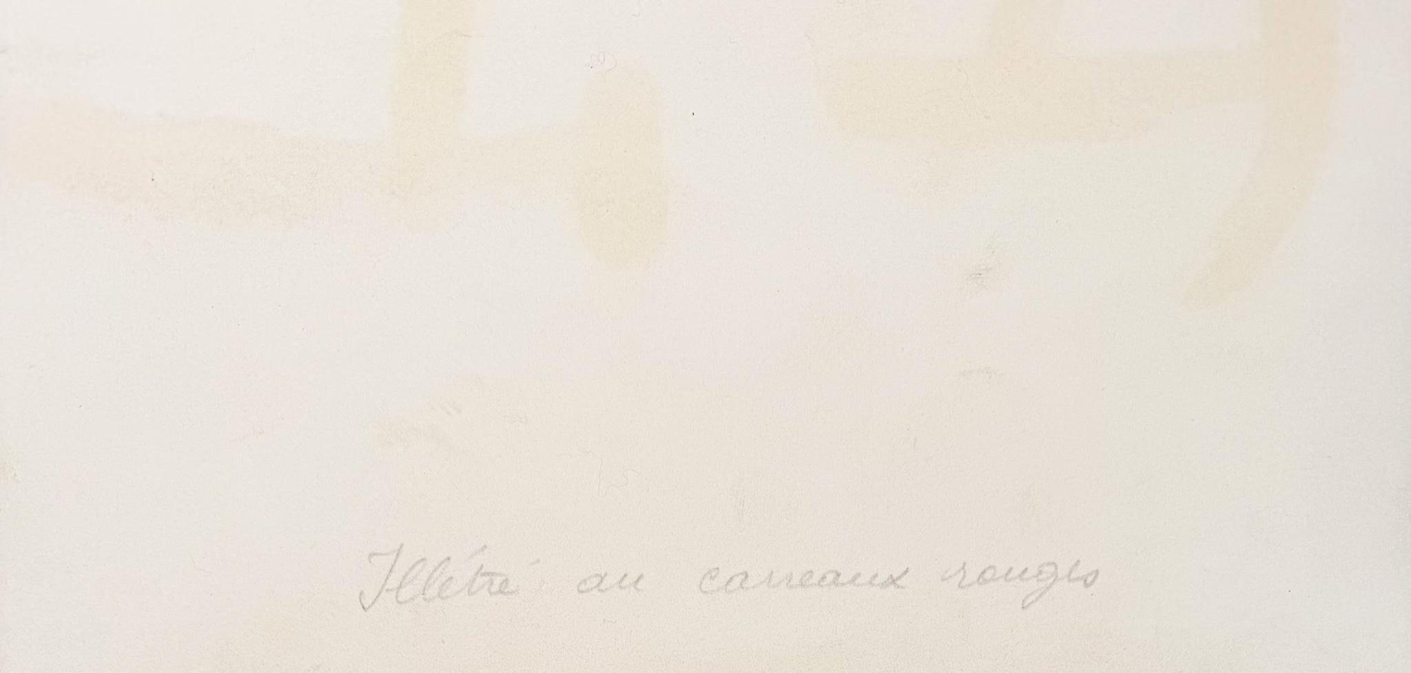 Joan Miró (1893–1983) - El analfabeto de los cuadros rojos - Color lithograph For Sale 7