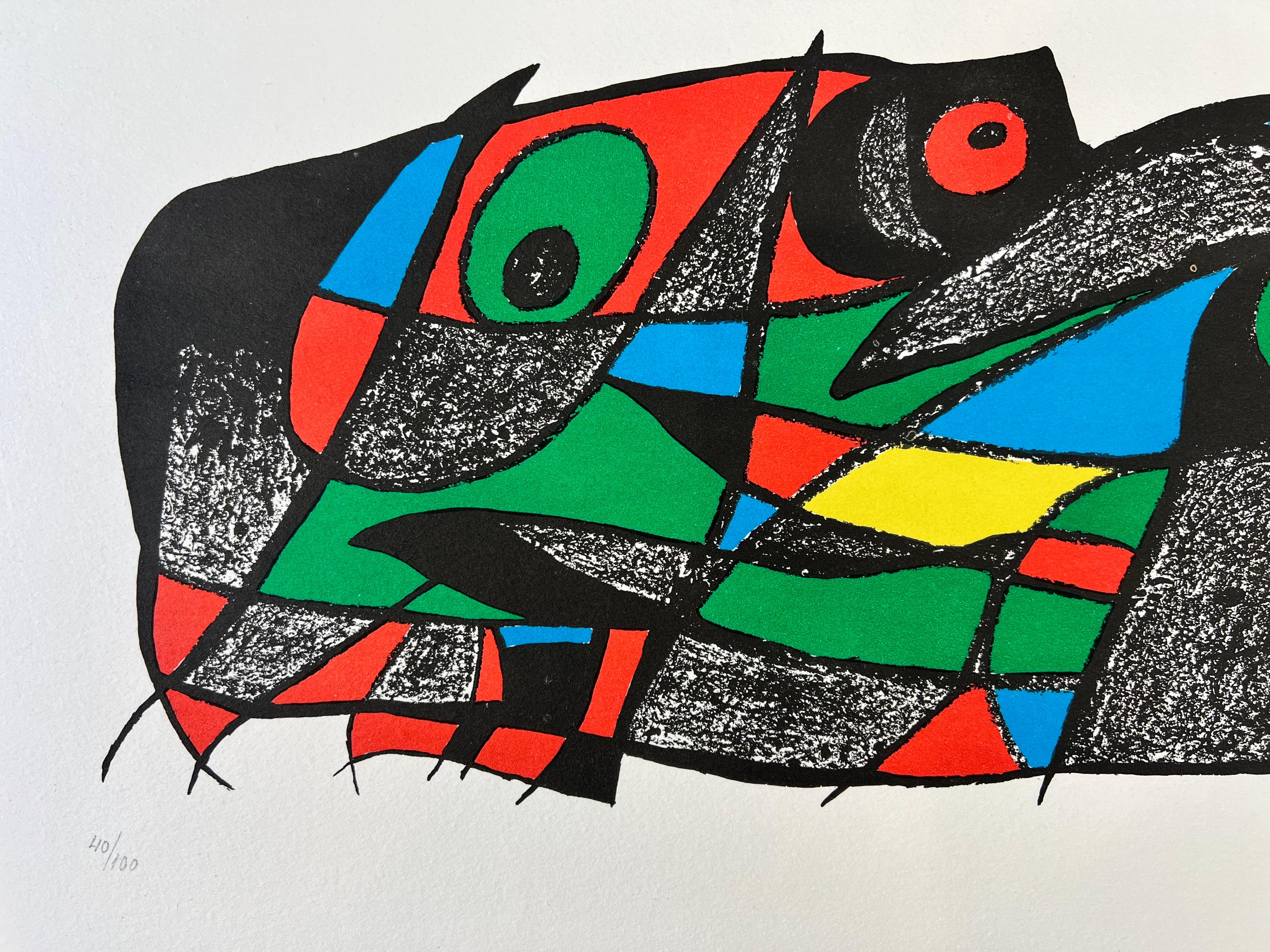 Joan Miró ( 1893 – 1983 ) – FOTOSCOP – hand-signed Lithograph – 1974 3