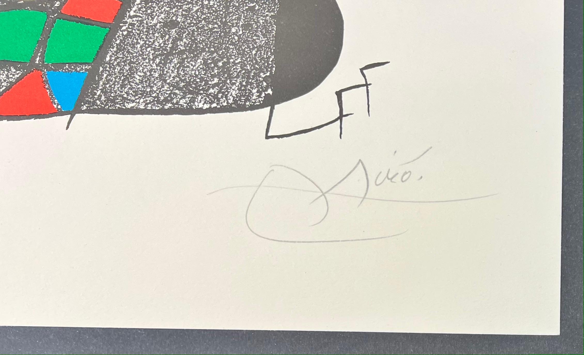 Joan Miró ( 1893 – 1983 ) – FOTOSCOP – hand-signed Lithograph – 1974 4