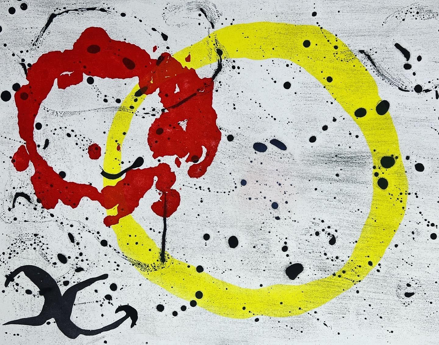Joan Miró ( 1893 – 1983 ) – hand-signed Aquatint on Rives paper – 1963 1