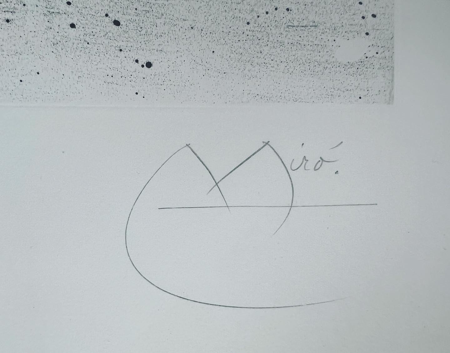 Joan Miró ( 1893 – 1983 ) – hand-signed Aquatint on Rives paper – 1963 2