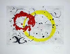 Joan Miró ( 1893 – 1983 ) – hand-signed Aquatint on Rives paper – 1963
