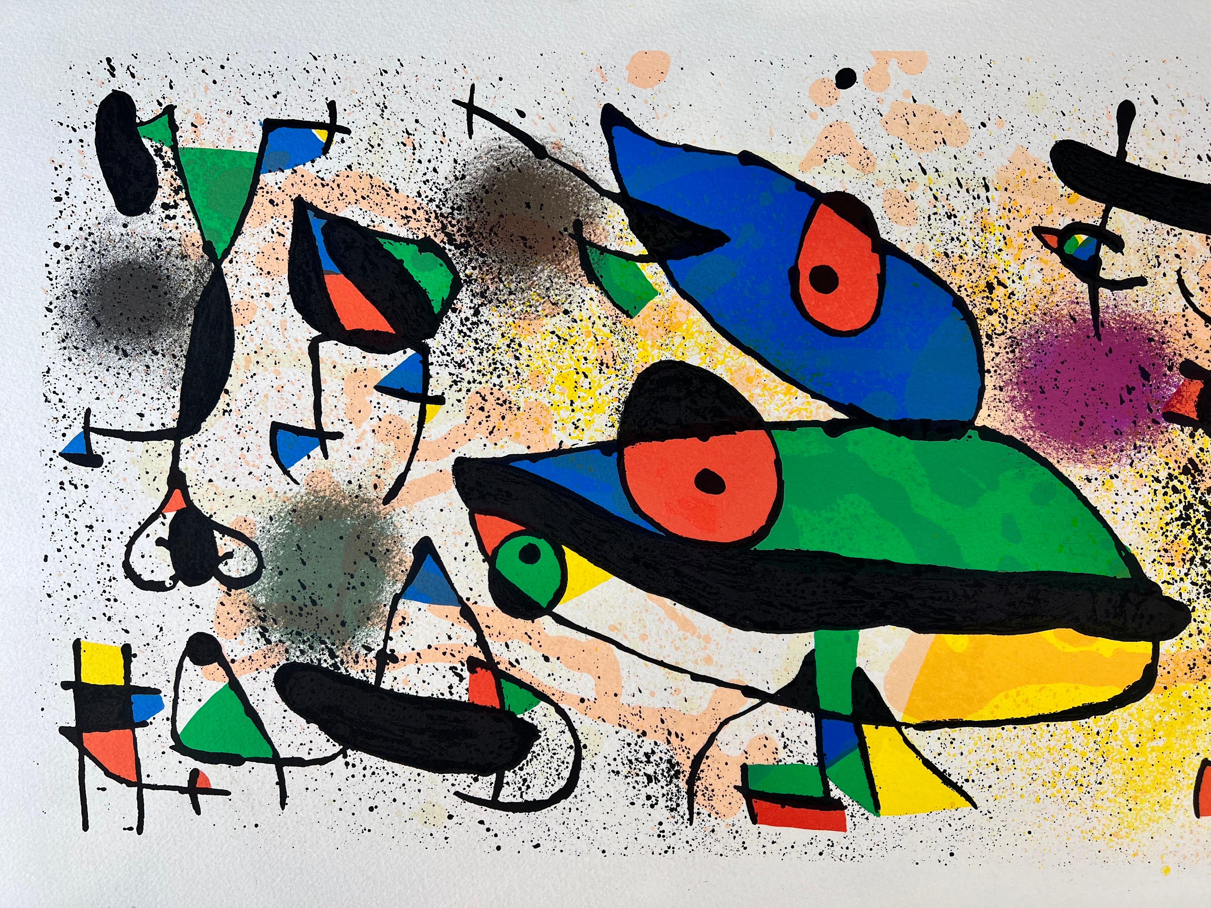 Joan Miró ( 1893 – 1983 ) – hand-signed lithograph on Arches – 1980 2