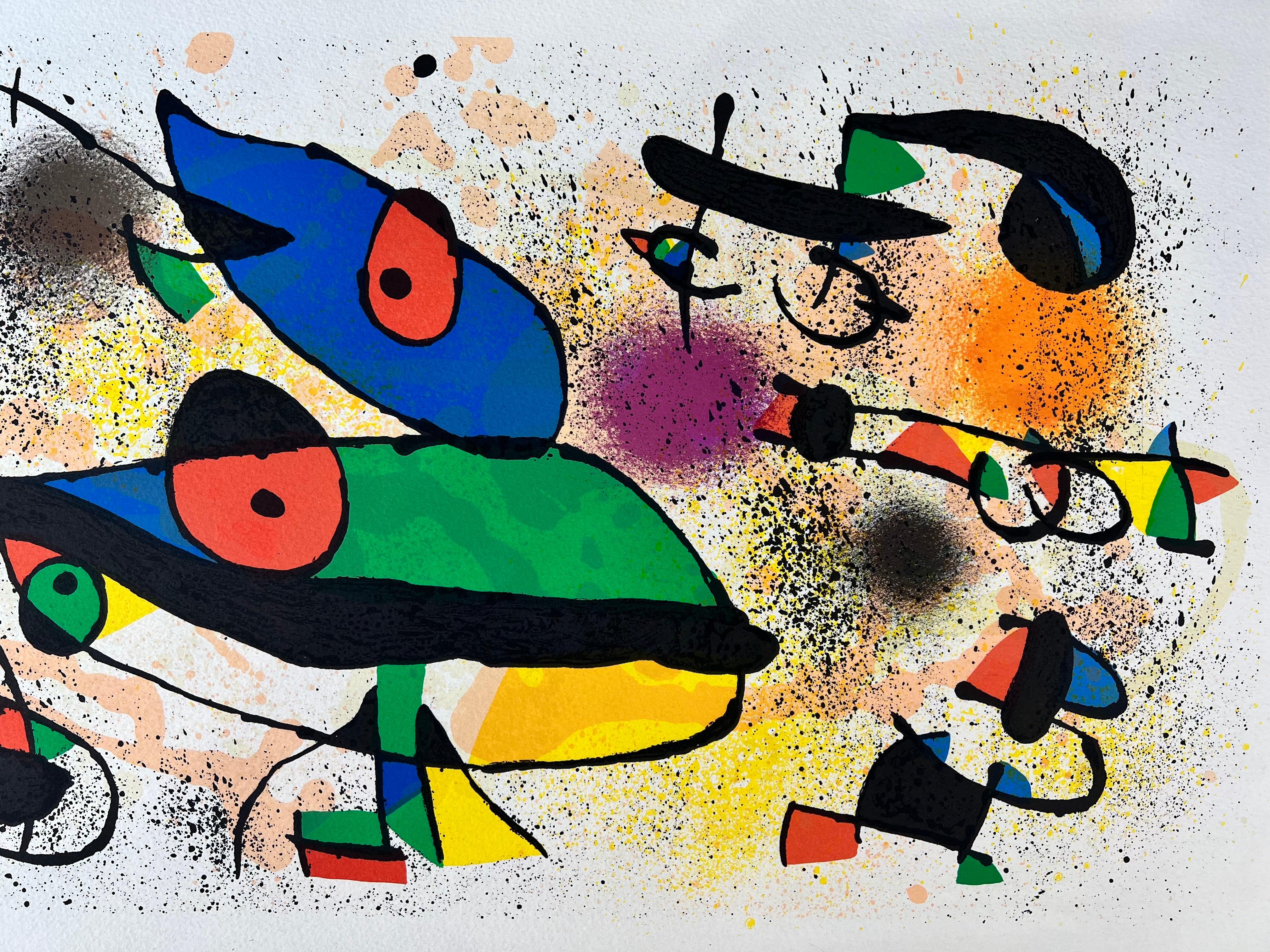 Joan Miró ( 1893 – 1983 ) – hand-signed lithograph on Arches – 1980 3