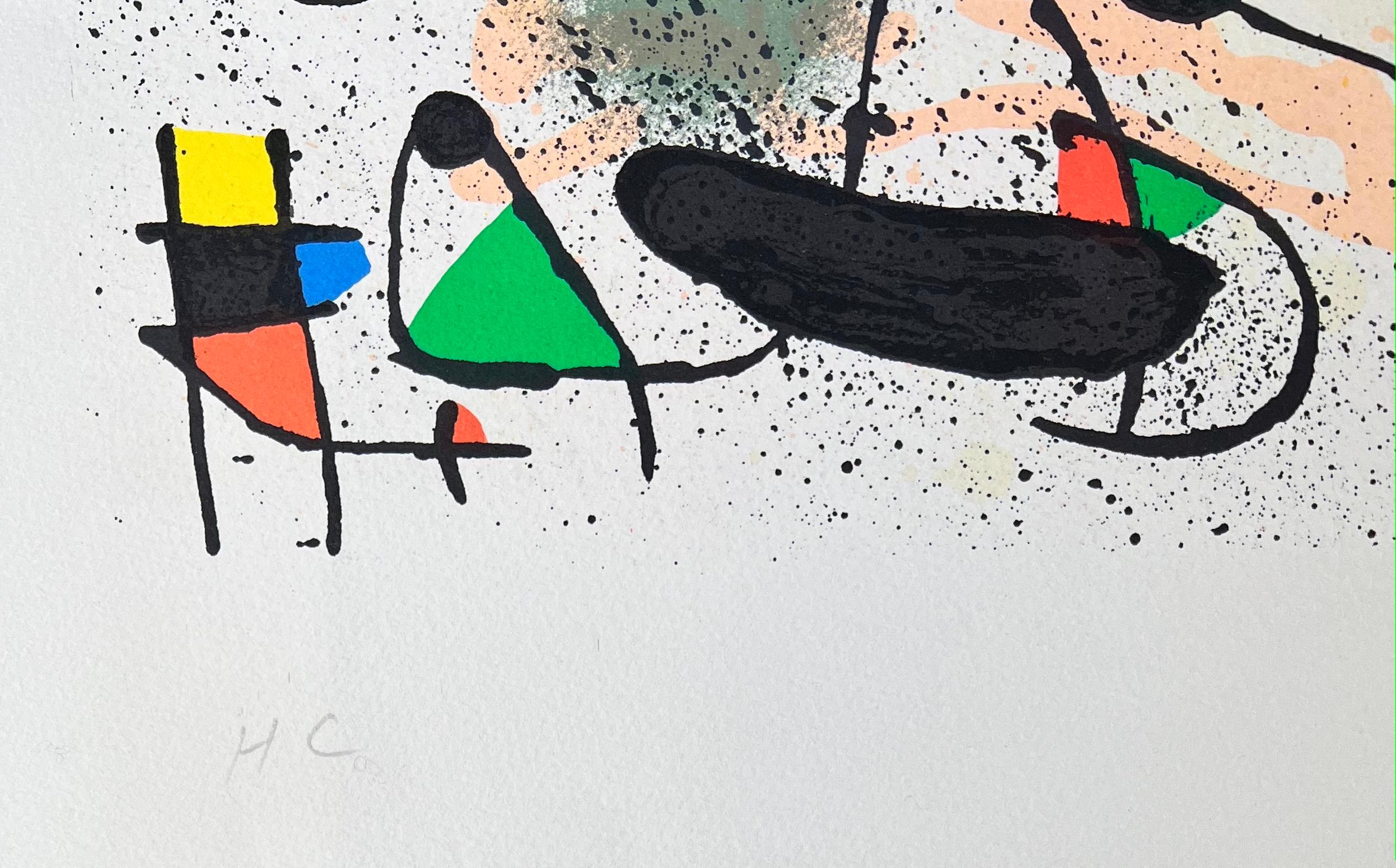 Joan Miró ( 1893 – 1983 ) – hand-signed lithograph on Arches – 1980 4