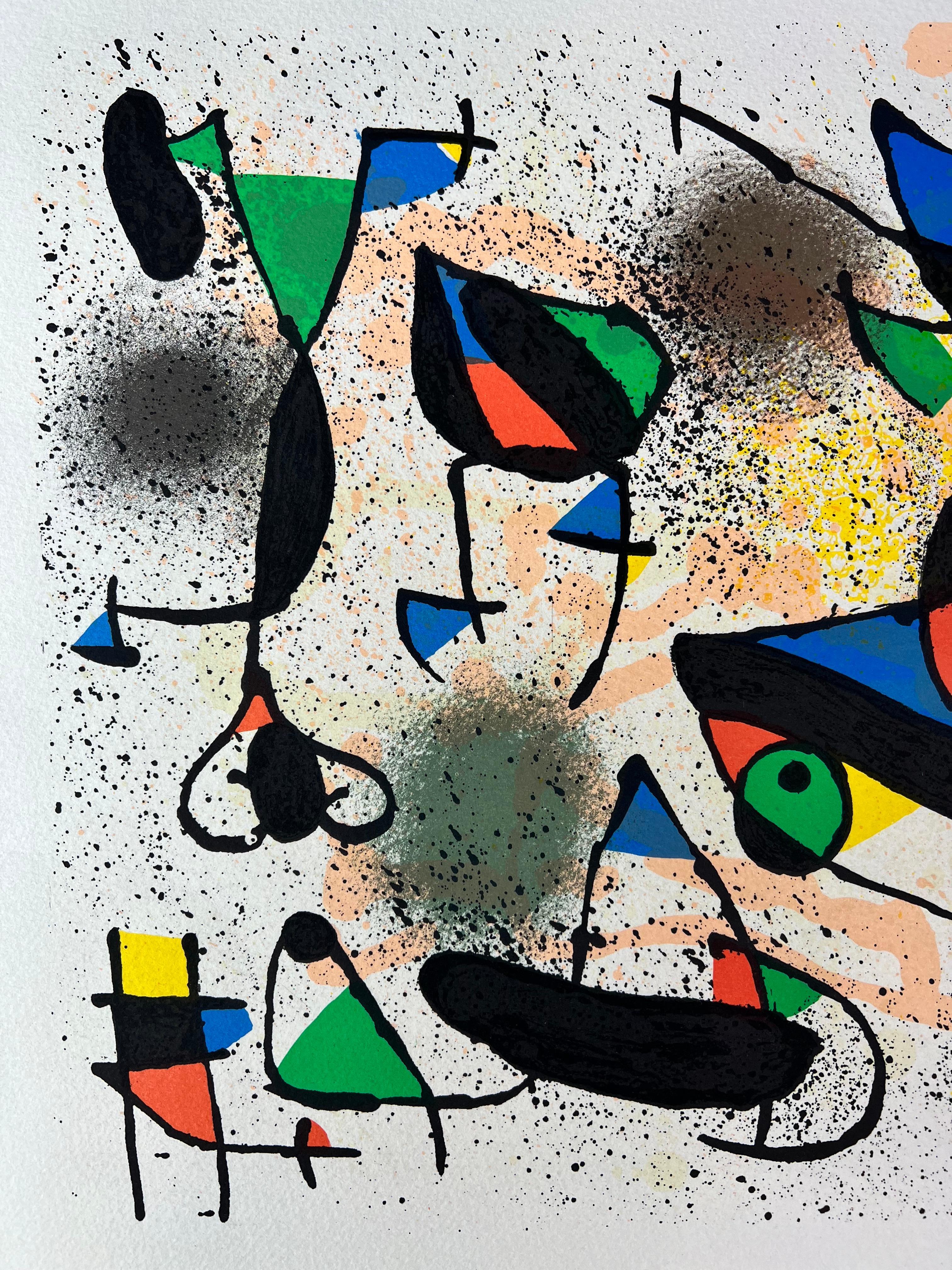 Joan Miró ( 1893 – 1983 ) – hand-signed lithograph on Arches – 1980 6