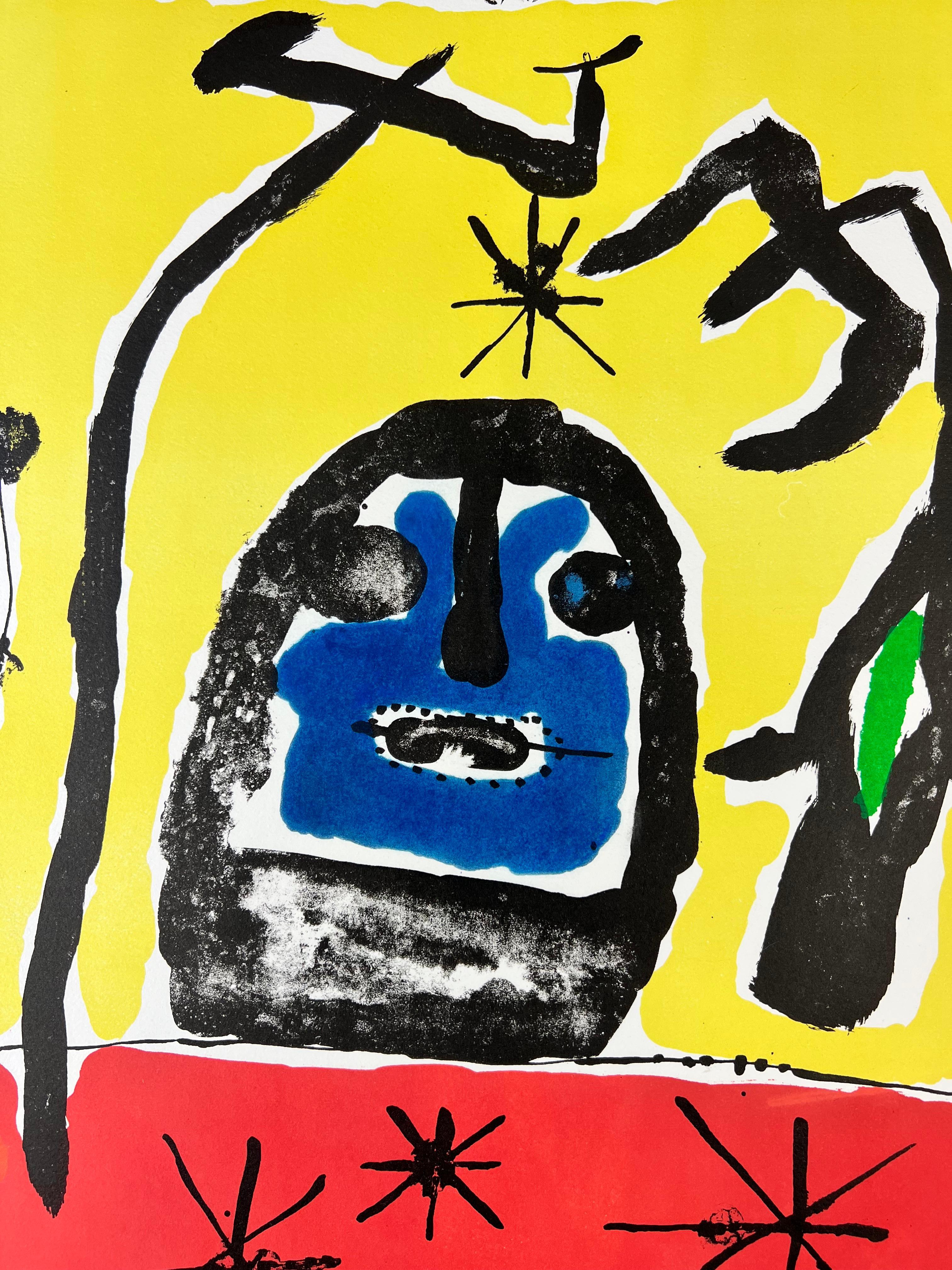 Joan Miró ( 1893 – 1983 ) – hand-signed Lithograph on Arches paper – 1957 5