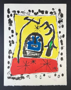 Joan Miró ( 1893 – 1983 ) – hand-signed Lithograph on Arches paper – 1957