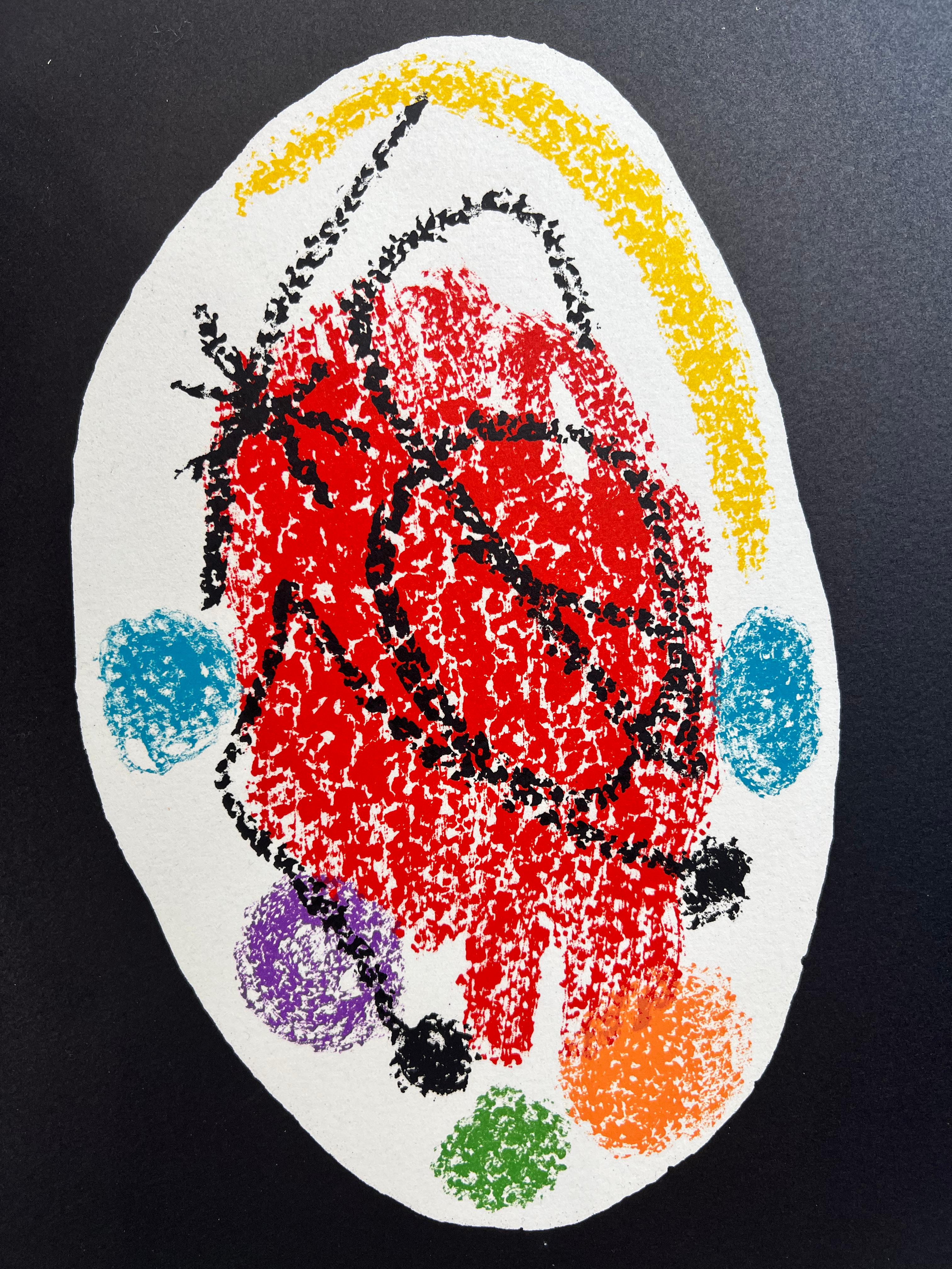 Joan Miró ( 1893 – 1983 ) – hand-signed Lithograph on Arches paper – 1968 5