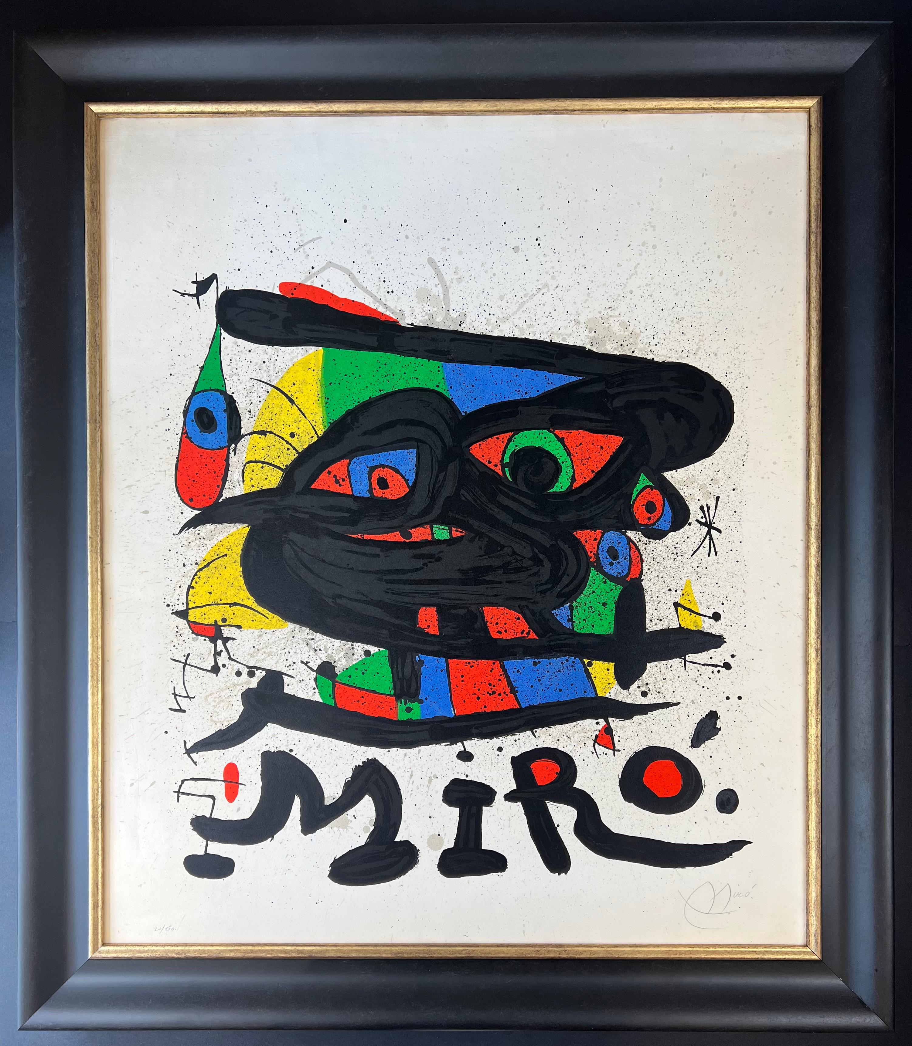 color lithograph on Arches paper , edited in 1971
Limited Edition of 150 copies
Hand signed in pencil by artist lower right and numbered  20/150 lower left
Paper size: 85,5 x 73 cm
Framed size: 100,5 x 88 cm

In very good conditions with deep,