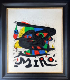  Joan Miró ( 1893 - 1983 ) - handsignierte Lithographie auf Arches-Papier - 1971 