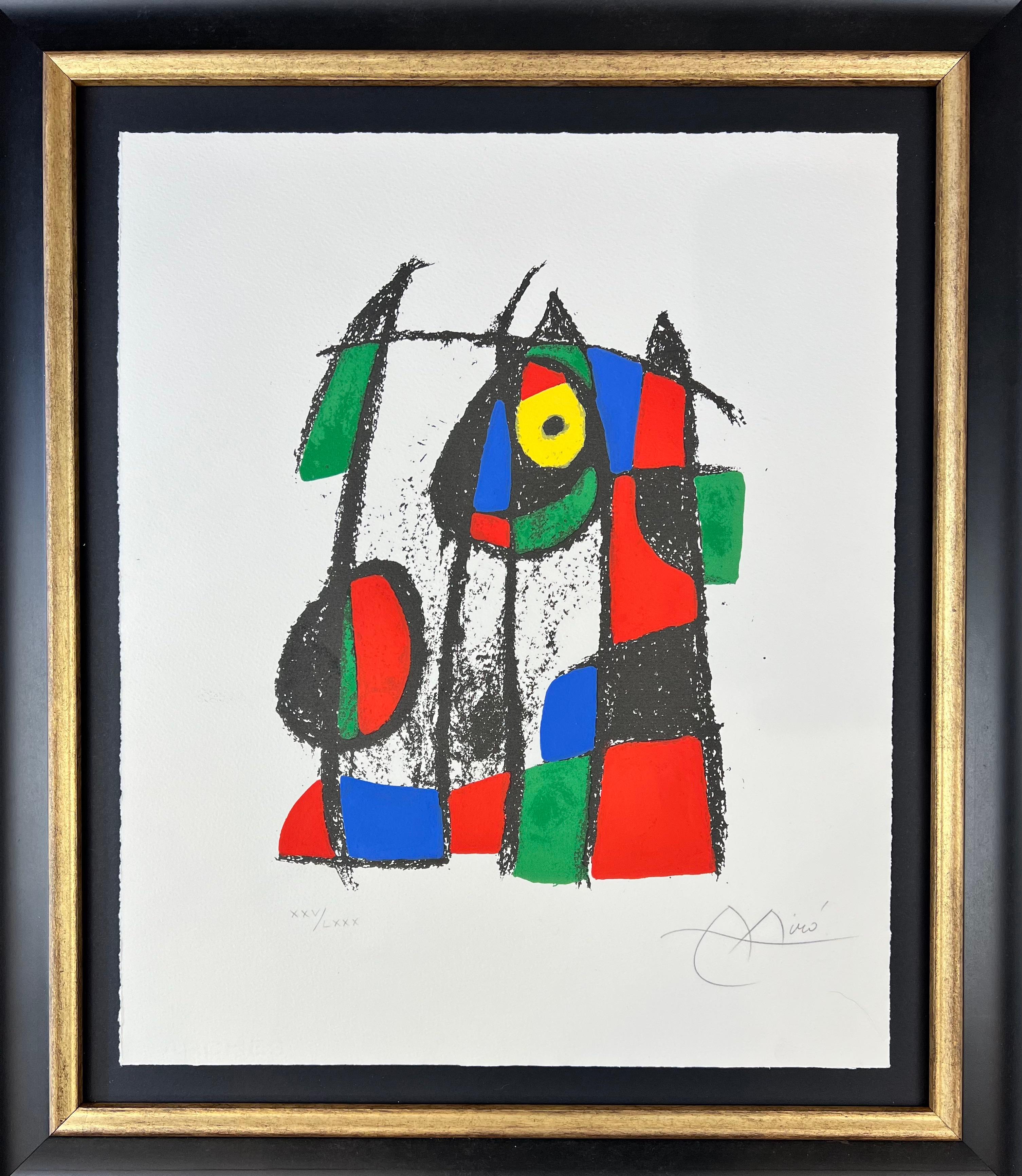 Joan Miró ( 1893 – 1983 ) – hand-signed Lithograph on Arches paper – 1975 1