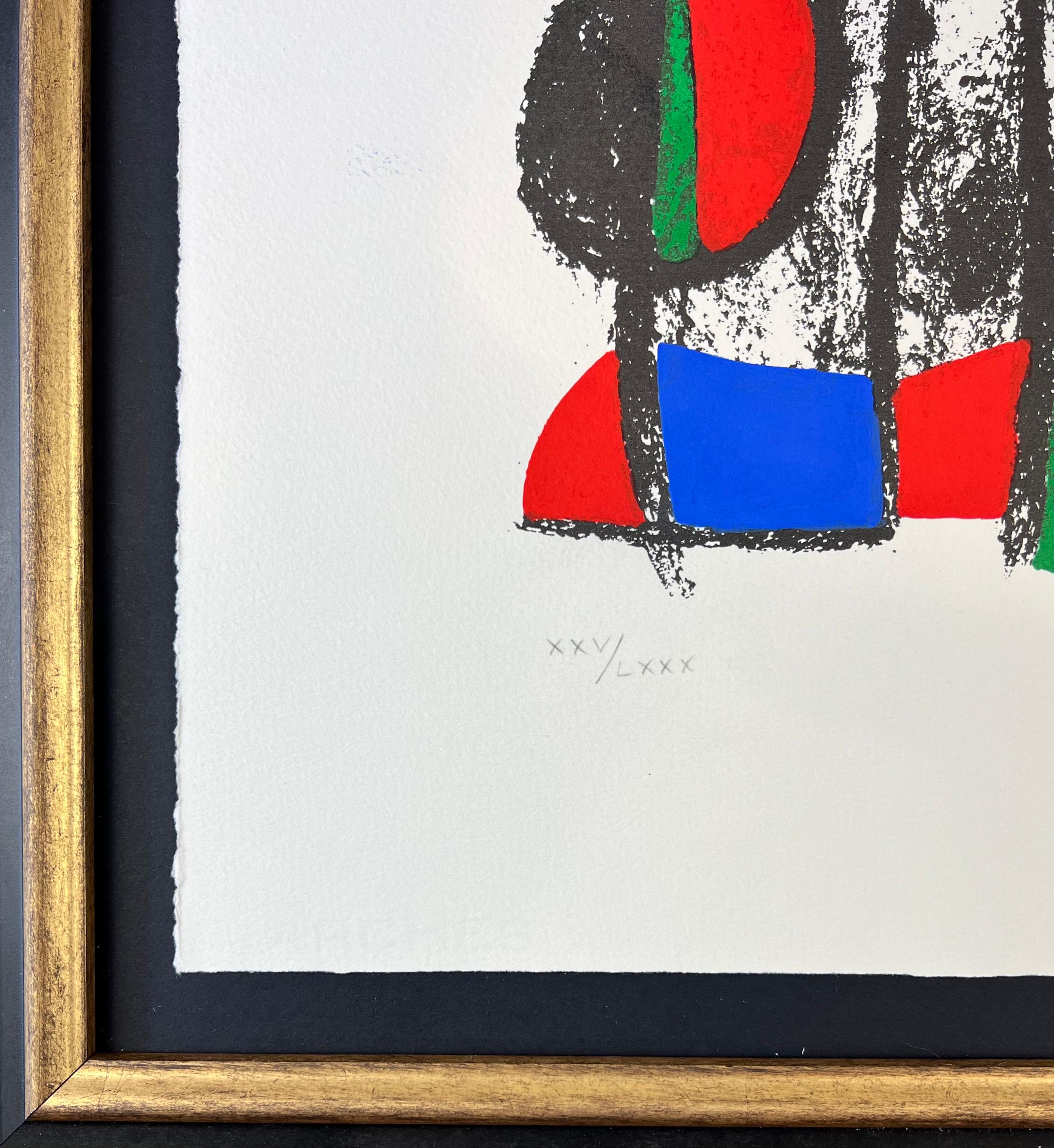 Joan Miró ( 1893 – 1983 ) – hand-signed Lithograph on Arches paper – 1975 2