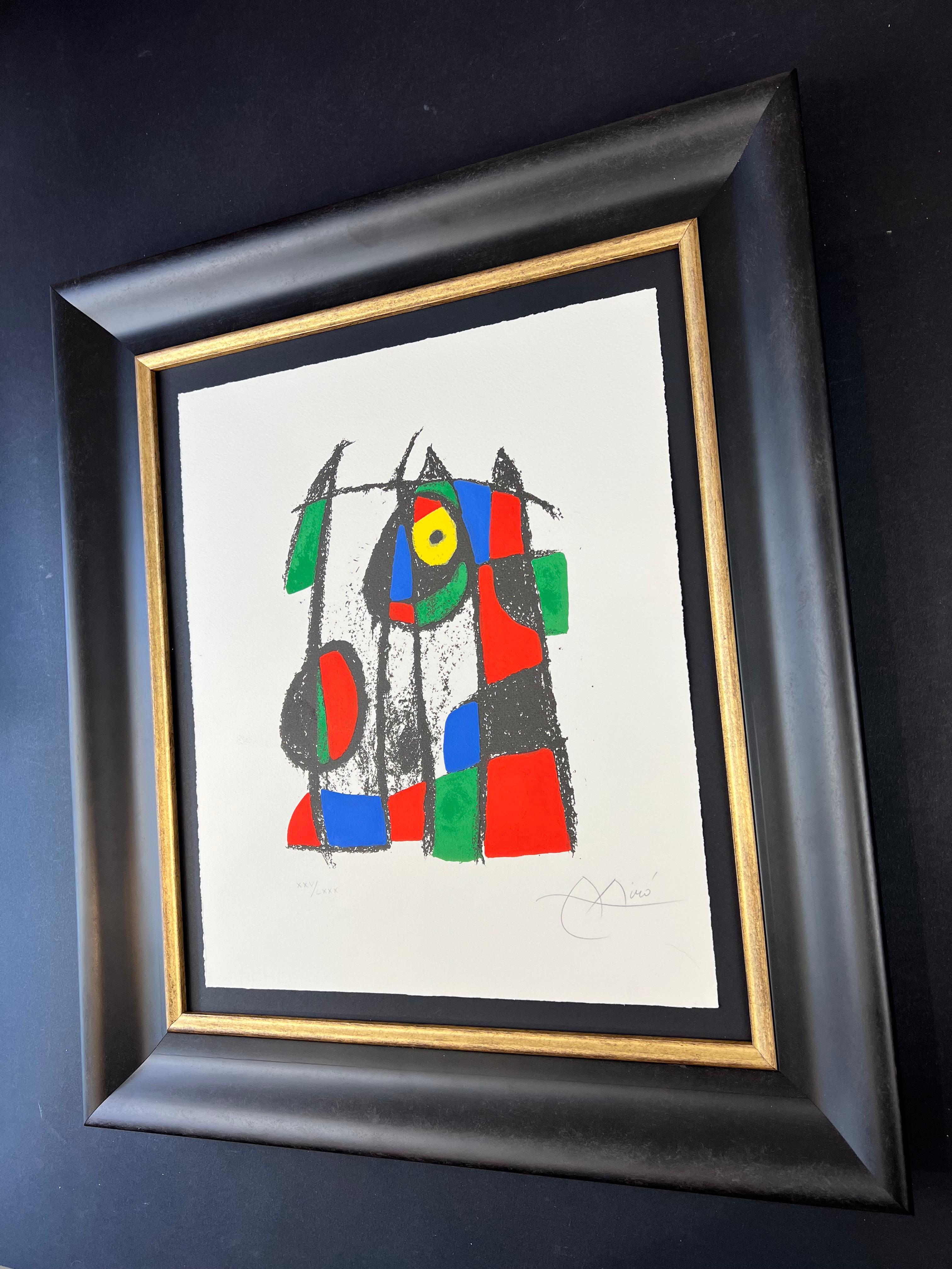 Joan Miró ( 1893 – 1983 ) – hand-signed Lithograph on Arches paper – 1975 5