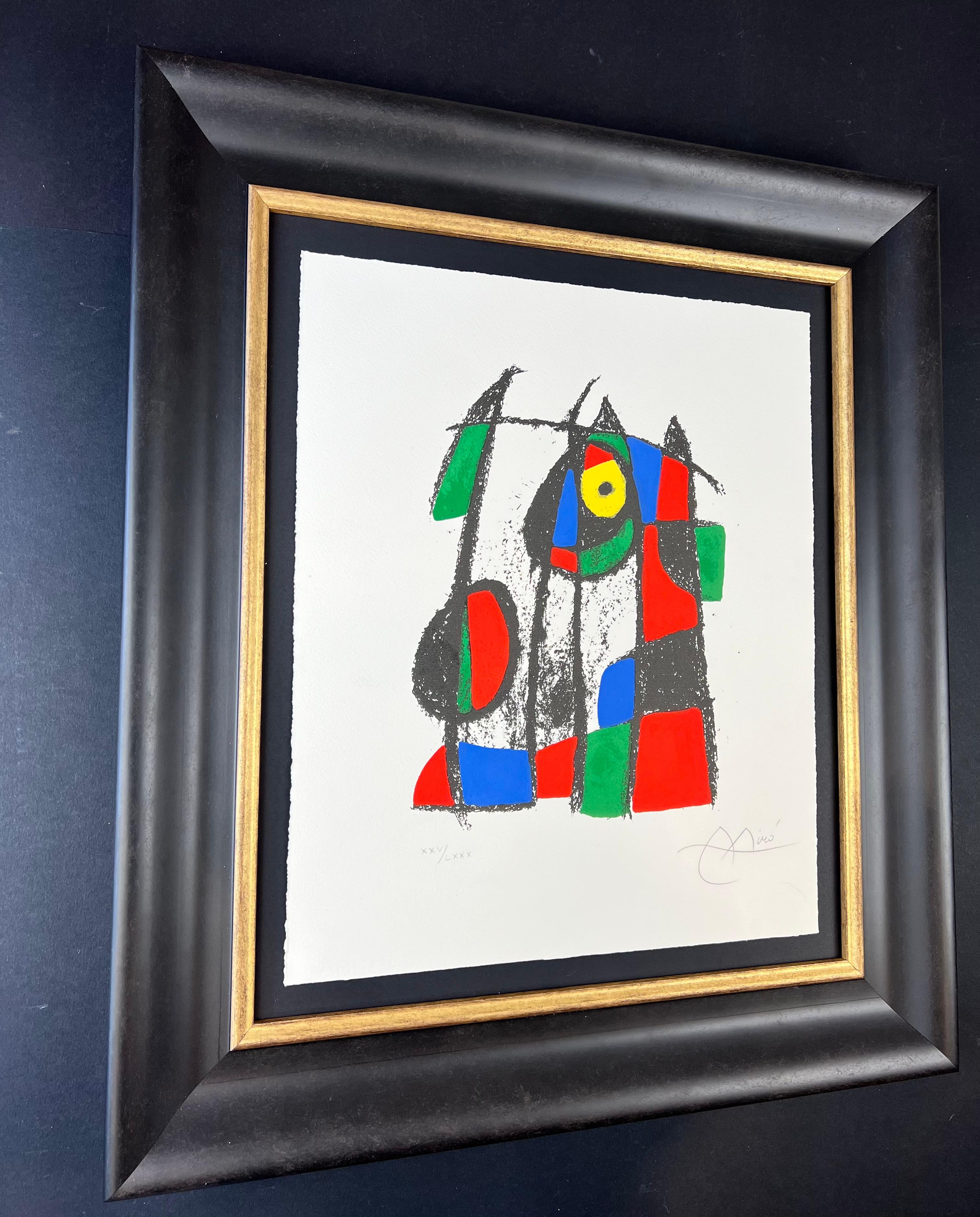 Joan Miró ( 1893 – 1983 ) – hand-signed Lithograph on Arches paper – 1975 6