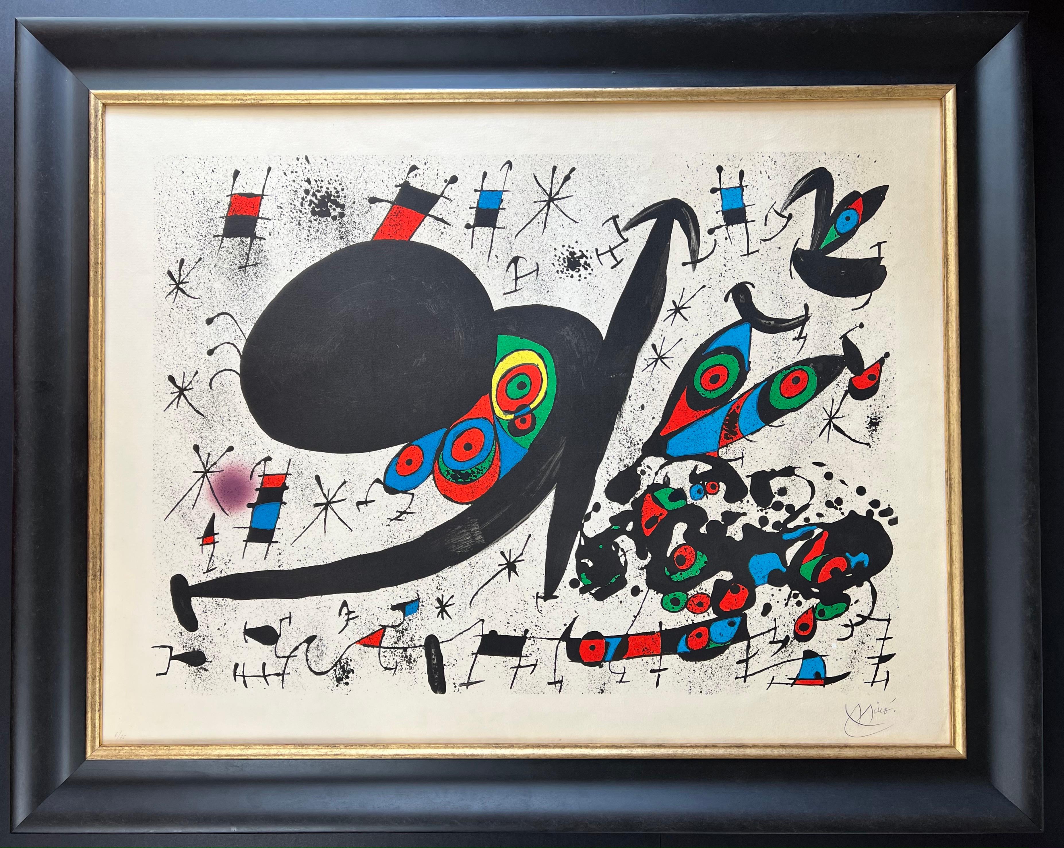 Litografia a colori su carta Guarro, edita nel 1971
Edizione limitata di 75 copie
firmato a matita dall'artista nell'angolo in basso a destra e numerato 6/75 nell'angolo in basso a sinistra.
Pubblicato da Poligrafa , Barcellona
Formato carta: 65 x
