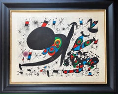 Joan Miró ( 1893 – 1983 ) – hand-signed lithograph on Guarro paper – 1971