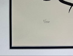 Joan Miró ( 1893 - 1983 ) - handsignierte Lithographie auf Guarro-Papier - 1974
