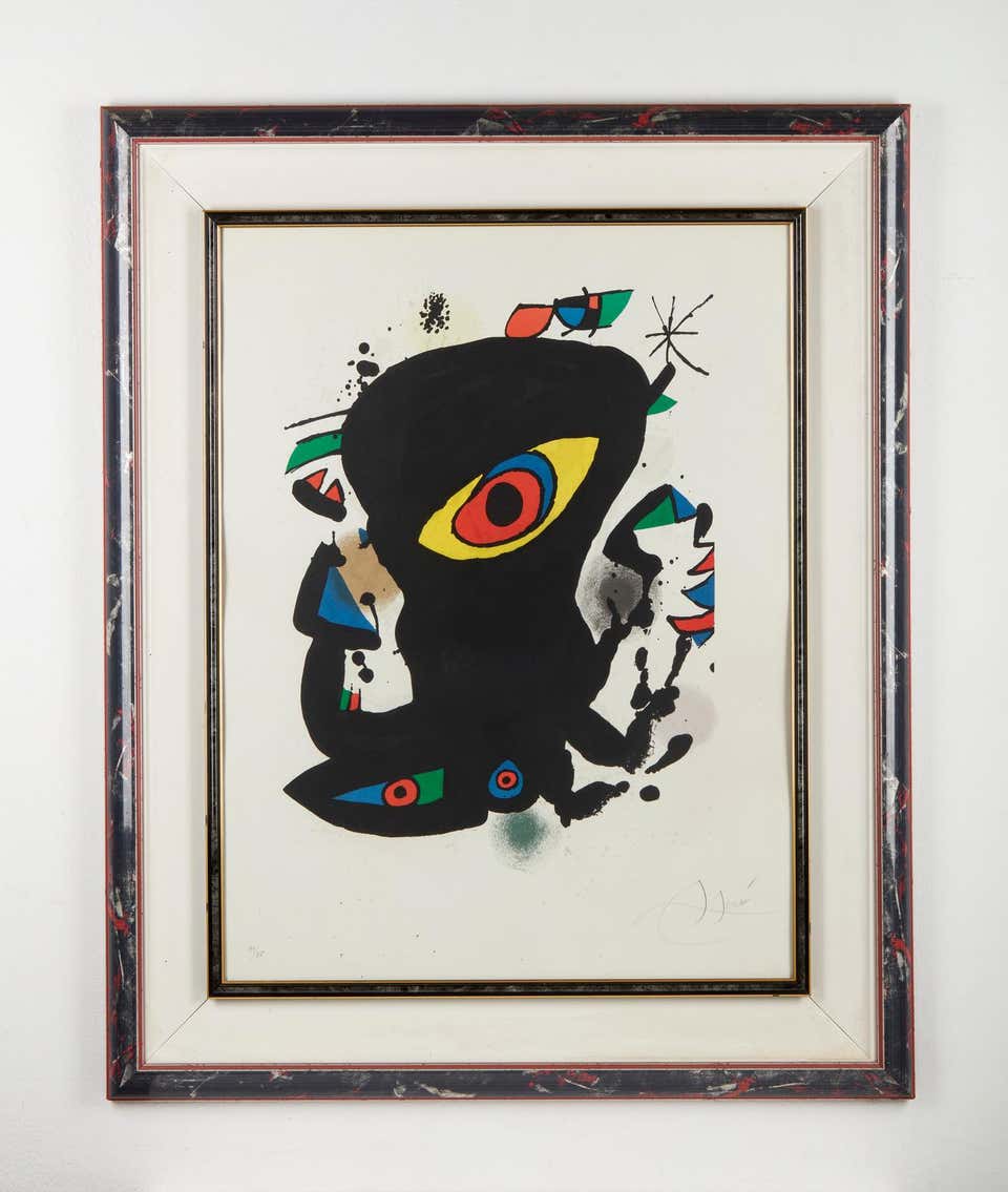 Joan Miró ( 1893 – 1983 ) - hand-signed Lithograph on Guarro paper – 1974