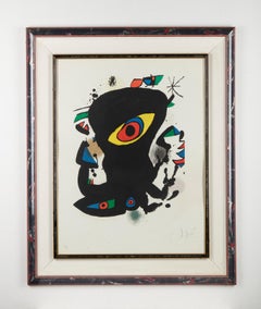  Joan Miró ( 1893 – 1983 ) - hand-signed Lithograph on Guarro paper – 1974