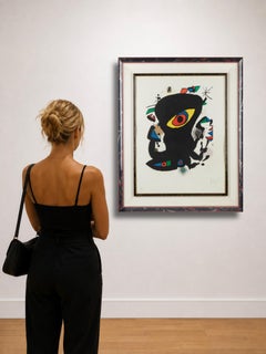 Joan Miró ( 1893 – 1983 ) - hand-signed Lithograph on Guarro paper – 1974