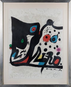 Joan Miró ( 1893 – 1983 ) – hand-signed Lithograph on Rives paper – 1973