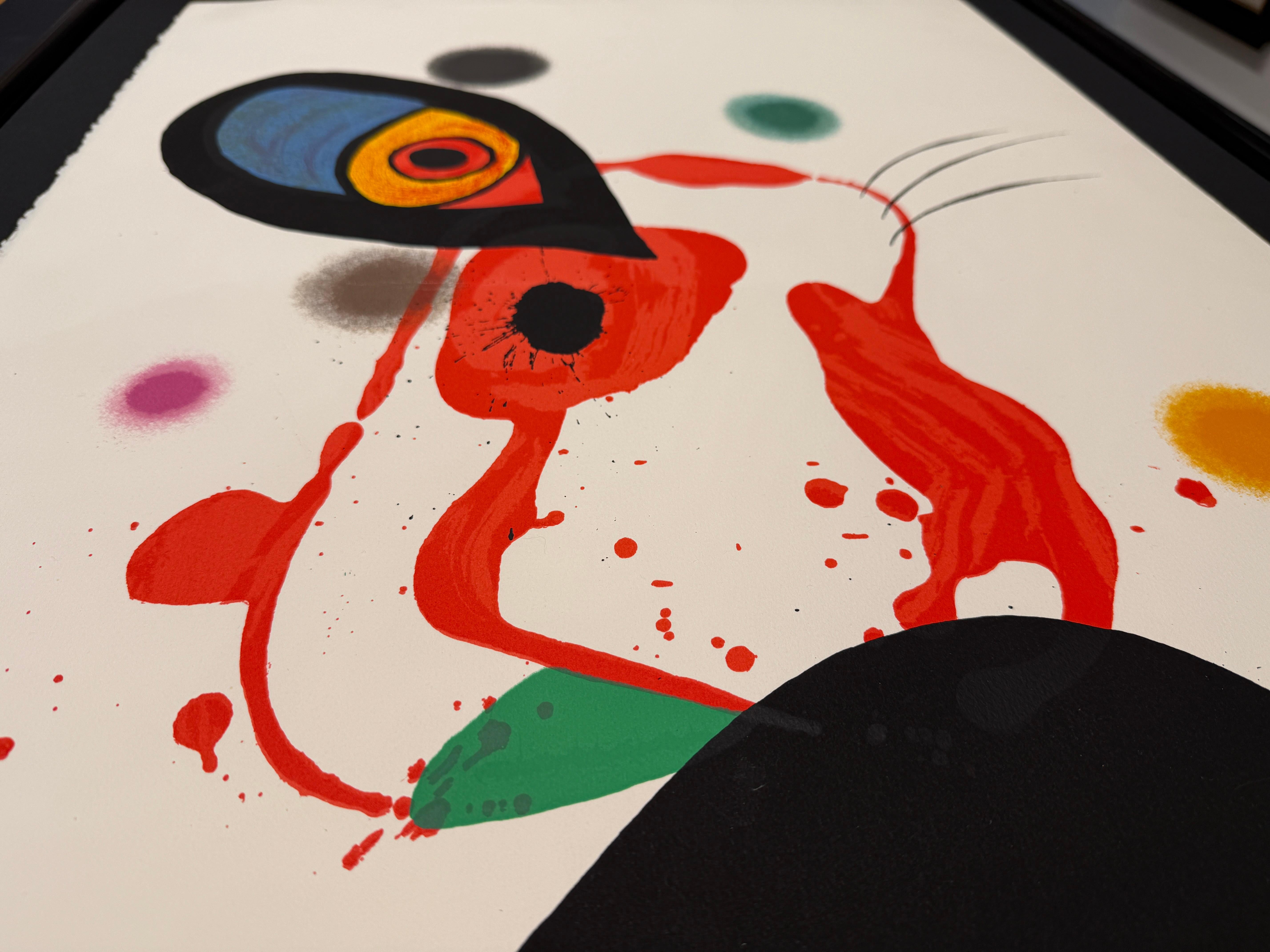 Joan Miró (1893–1983) – L’EUNUQUE IMPÉRIAL – Color lithograph on Arches paper For Sale 3