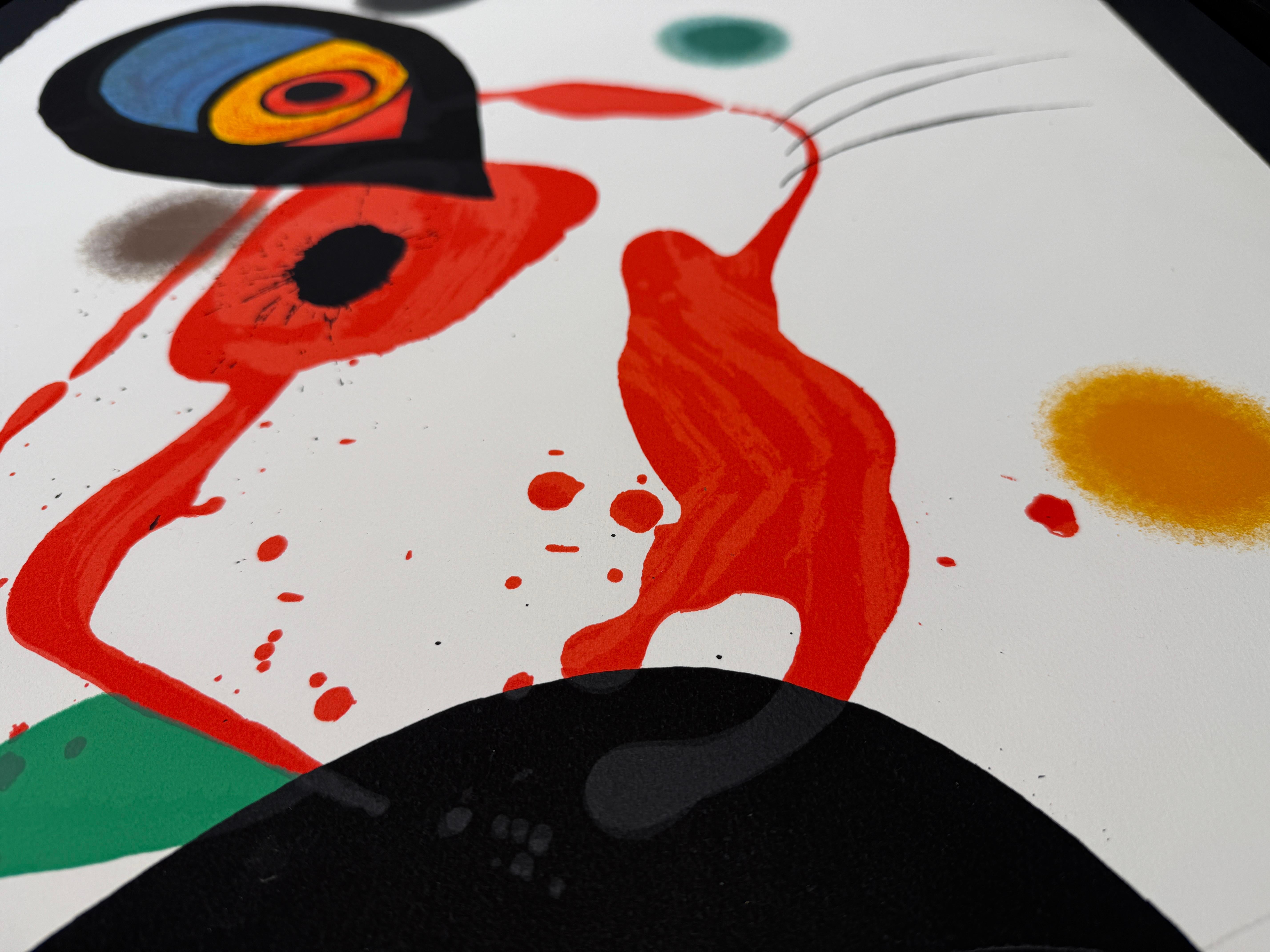 Joan Miró (1893–1983) – L’EUNUQUE IMPÉRIAL – Color lithograph on Arches paper For Sale 4