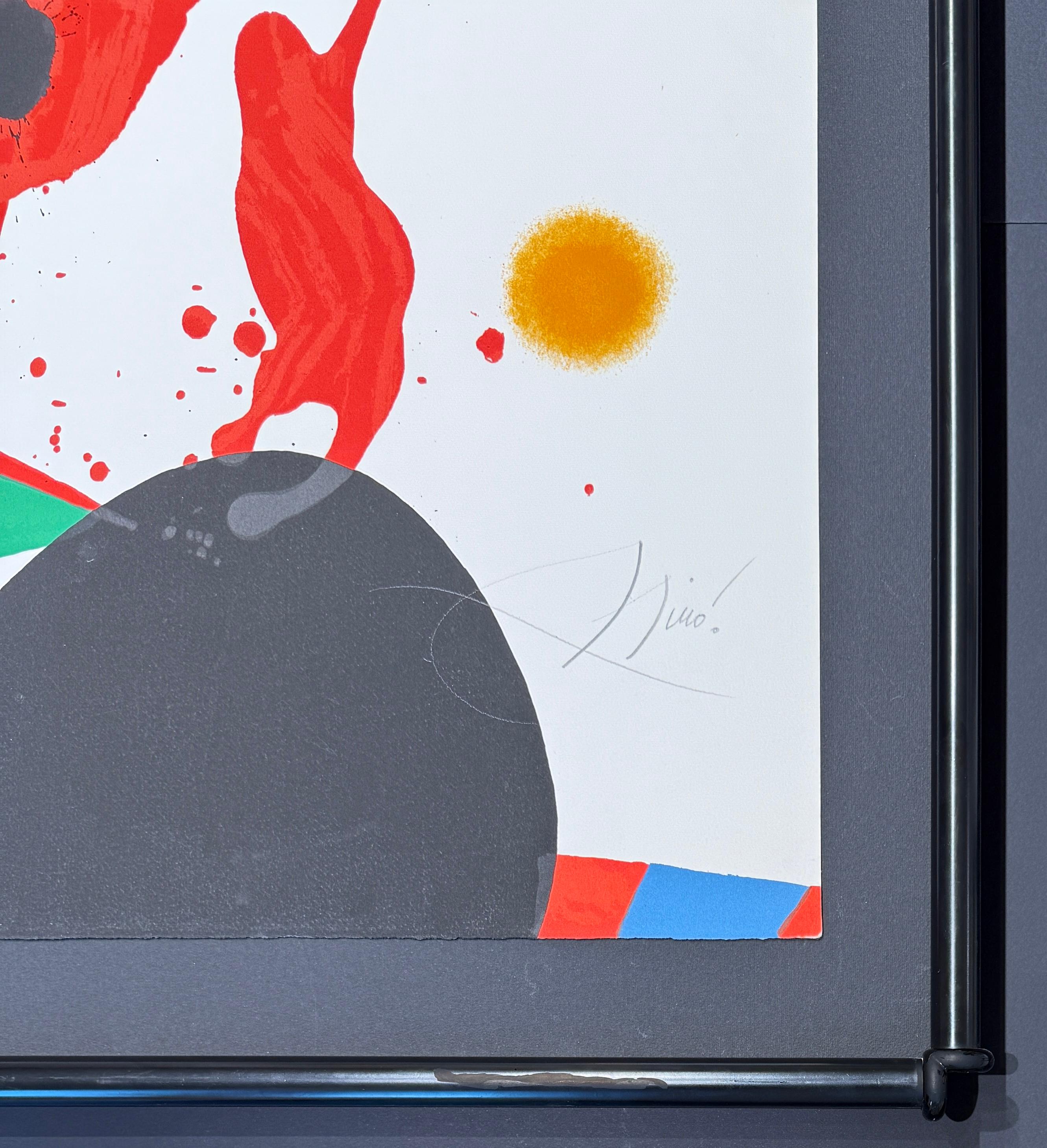 Joan Miró (1893–1983) – L’EUNUQUE IMPÉRIAL – Color lithograph on Arches paper For Sale 6