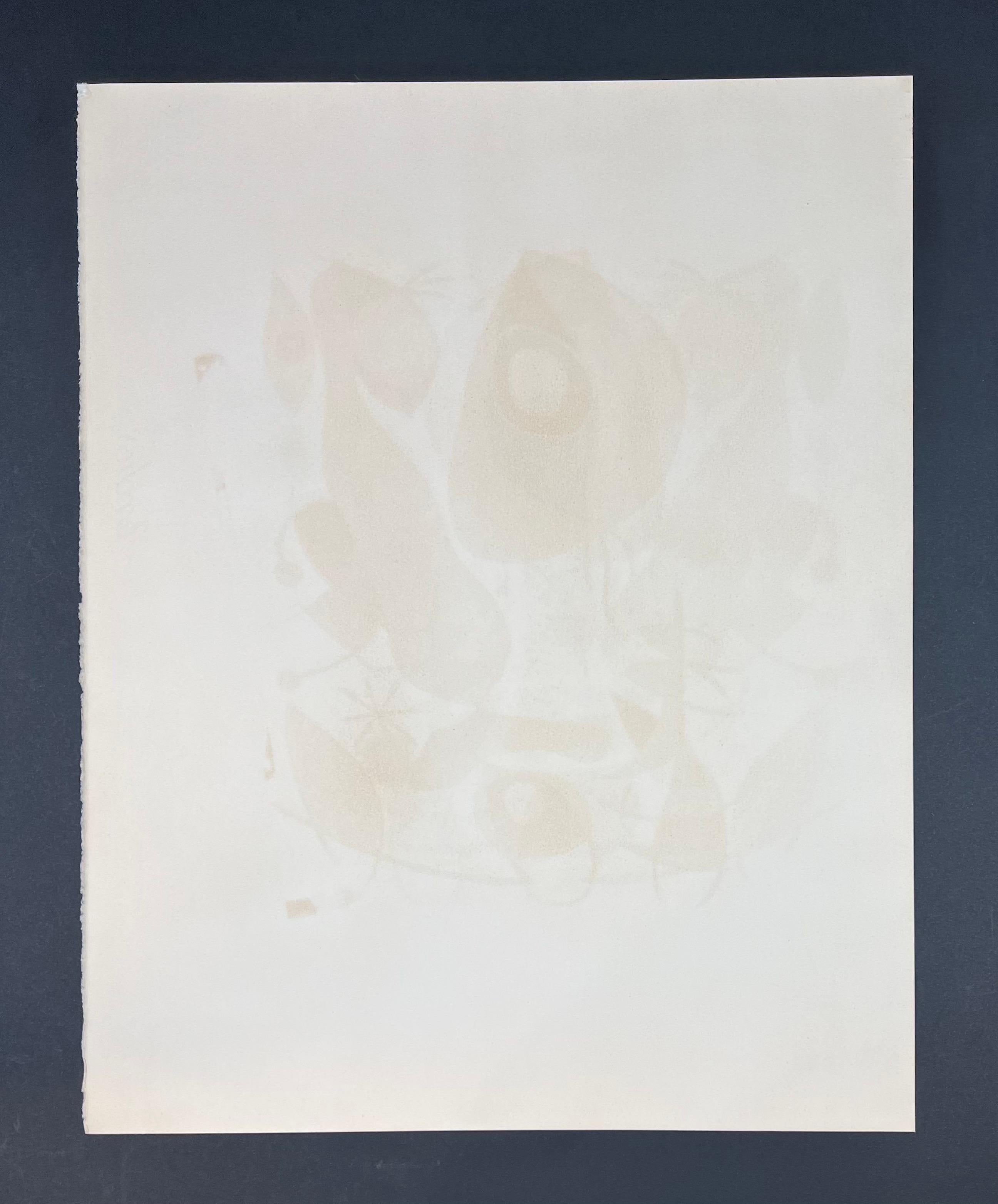 Joan Mir ( 1893 1983) « Mir a lencre » lithographie signée à la main 1972 3