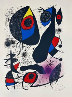 Joan Miró ( 1893 – 1983 ) – Miró a l’encre – hand-signed lithography – 1972