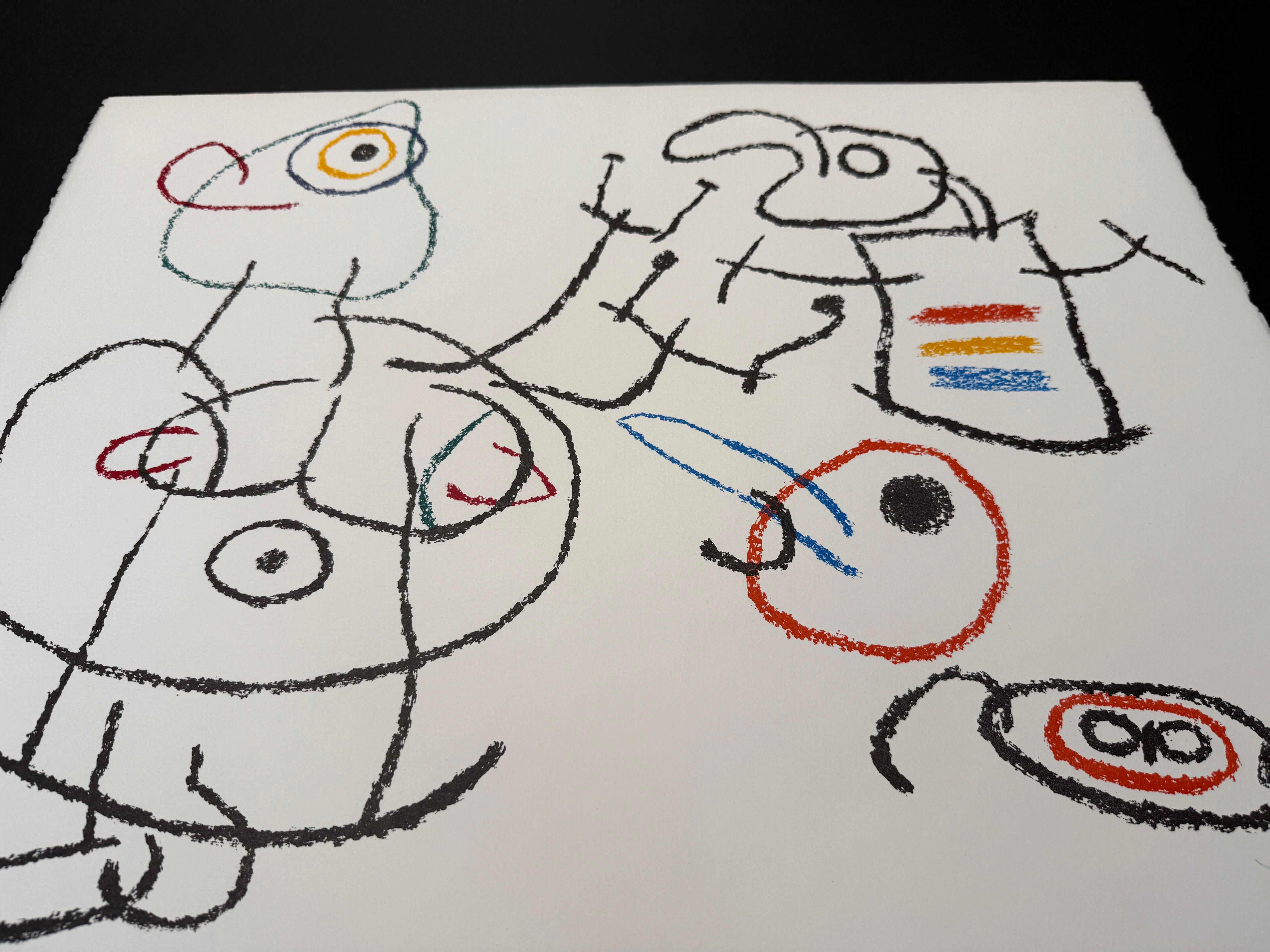 Joan Mirò (1893-1983) - Ubu aux Baléares - Color lithograph - 1971 - Abstract Print by Joan Miró