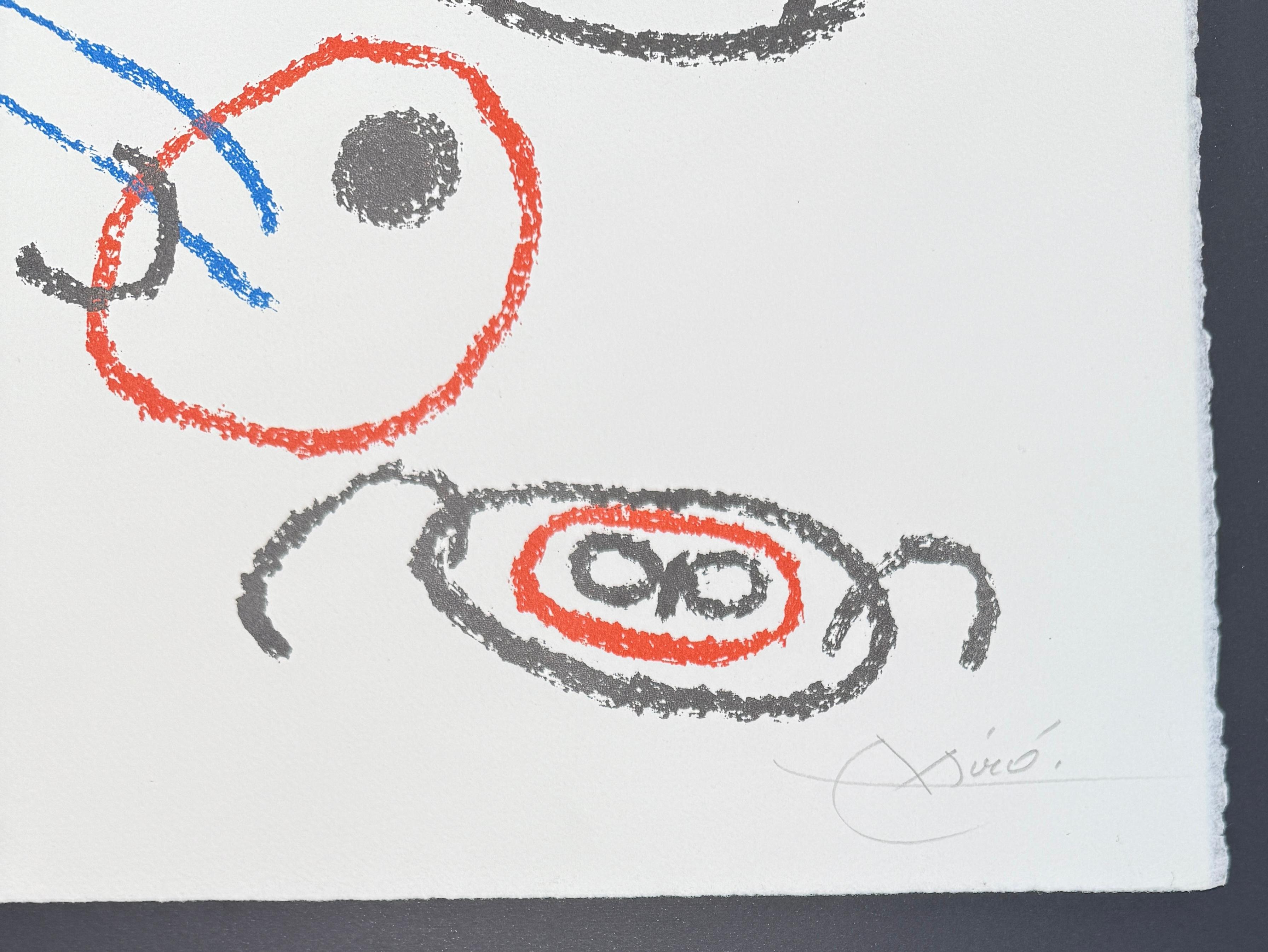 Joan Mirò (1893-1983) - Ubu aux Baléares - Color lithograph - 1971 For Sale 2