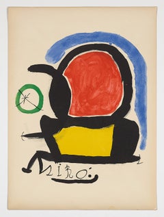 Joan Miró 1970 El Tapís de Tarragona (edizione Avant La Lettre) litografia originale